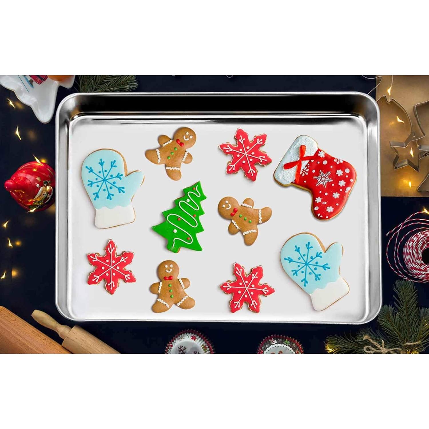 Bandeja para Horno Tostador TeamFar Acero Inoxidable 31.5x24.6cm