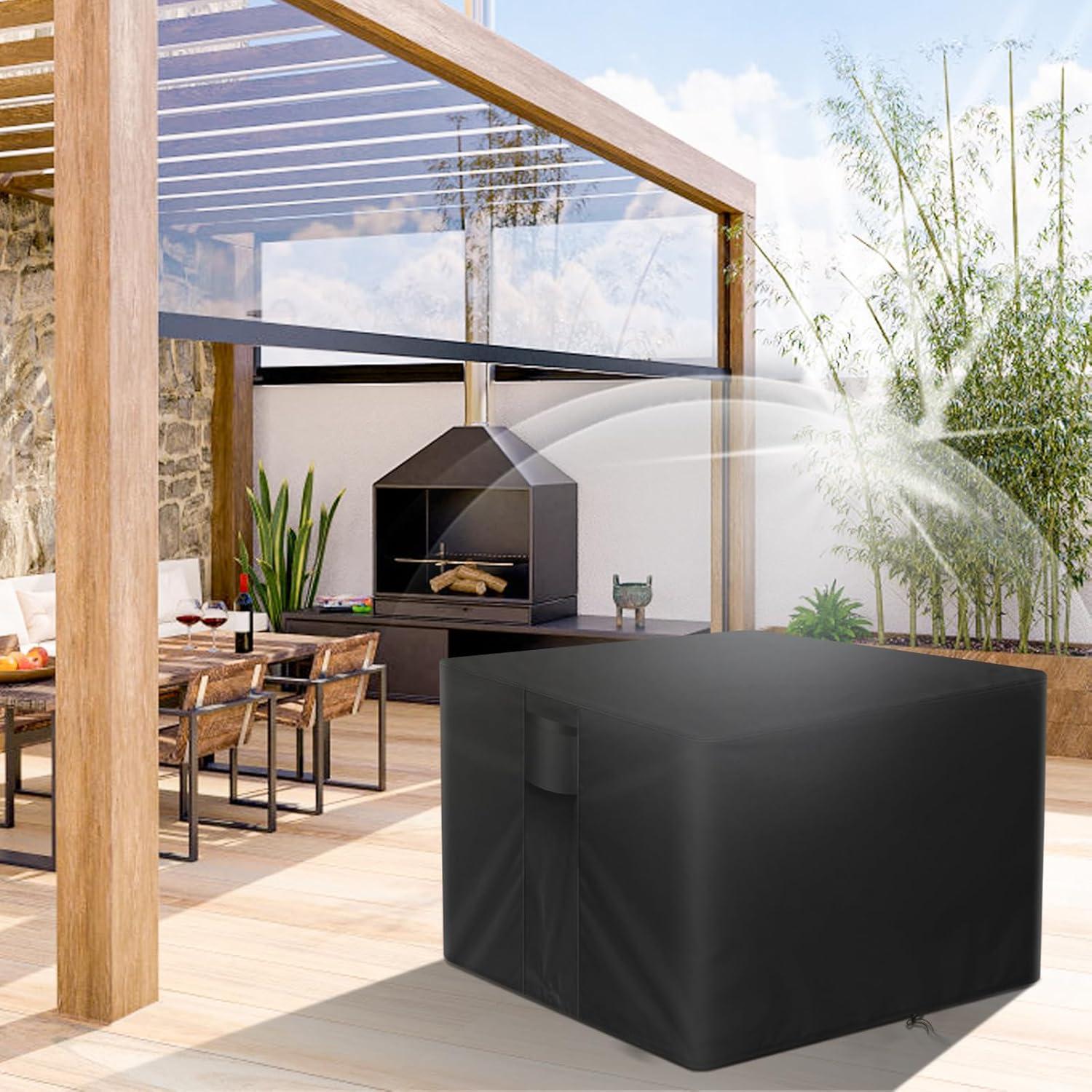 Cubierta Cuadrada POMER 71x71 cm Impermeable para Fogata