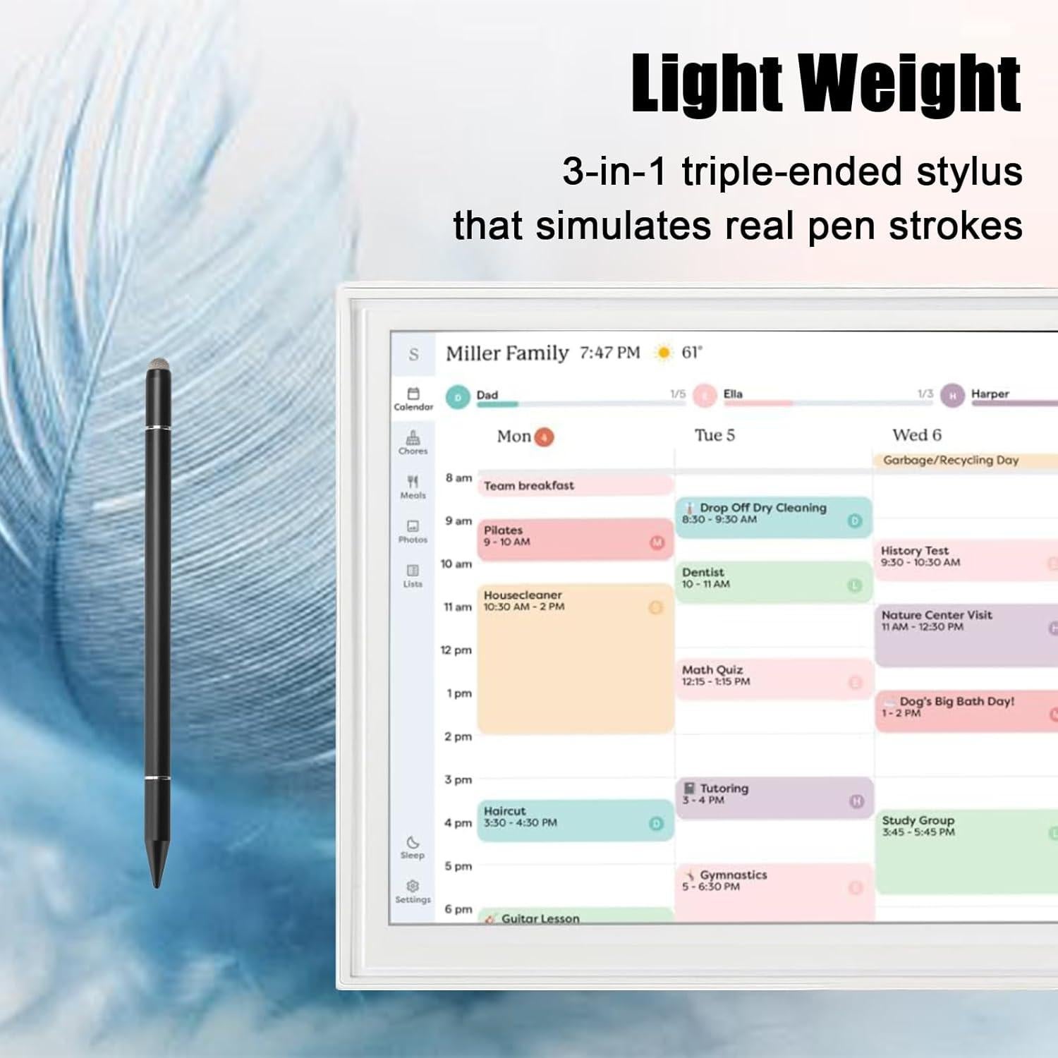 Bolígrafo Stylus 3-en-1 SOWANO para Calendario Skylight 15"