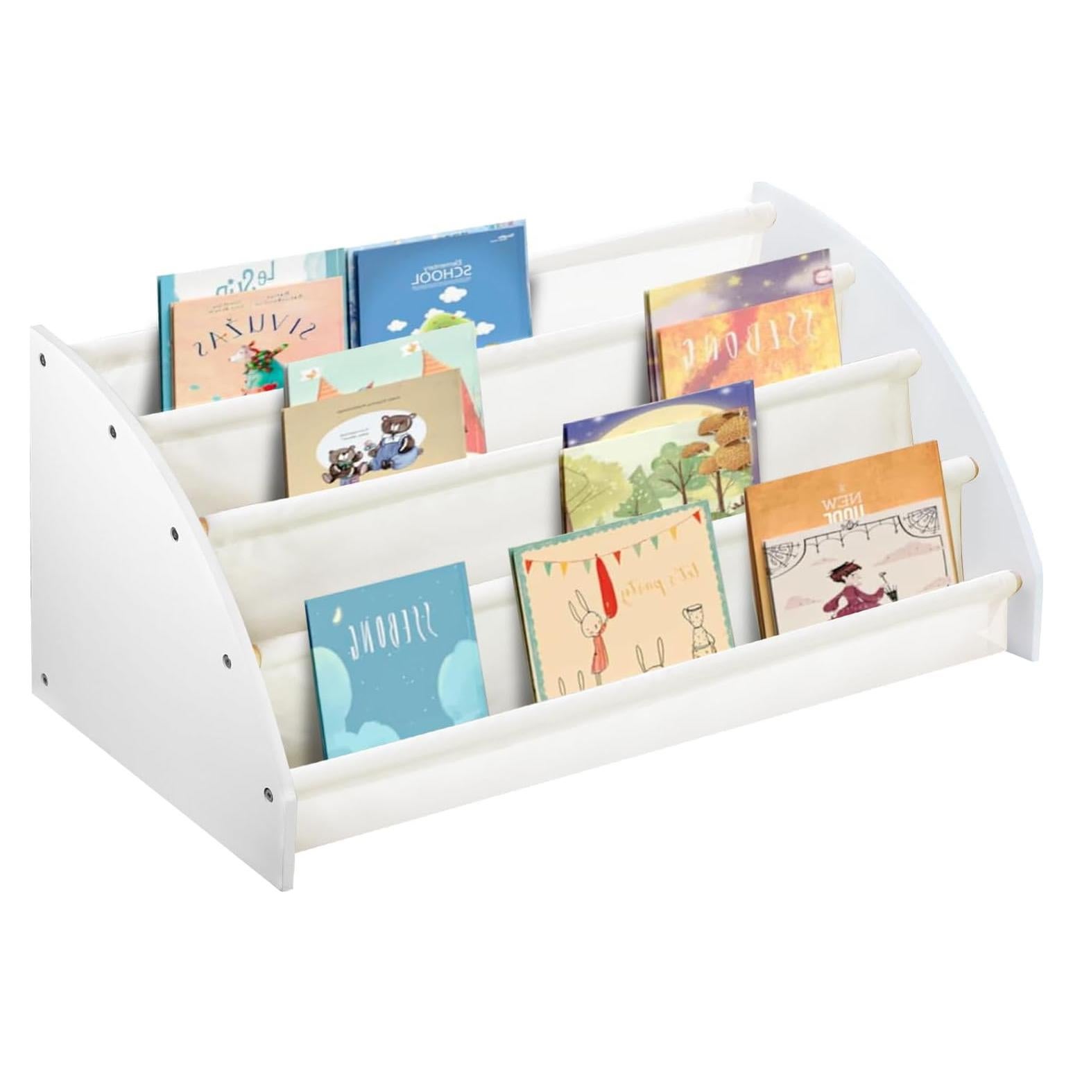 Estante de Libros Montessori BIBELUN 73 cm Blanco para Niños
