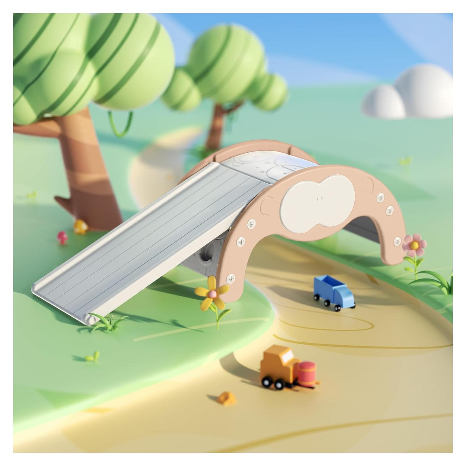 Tobogán de Escalada Interior LUUYOUU 4-en-1 para Niños