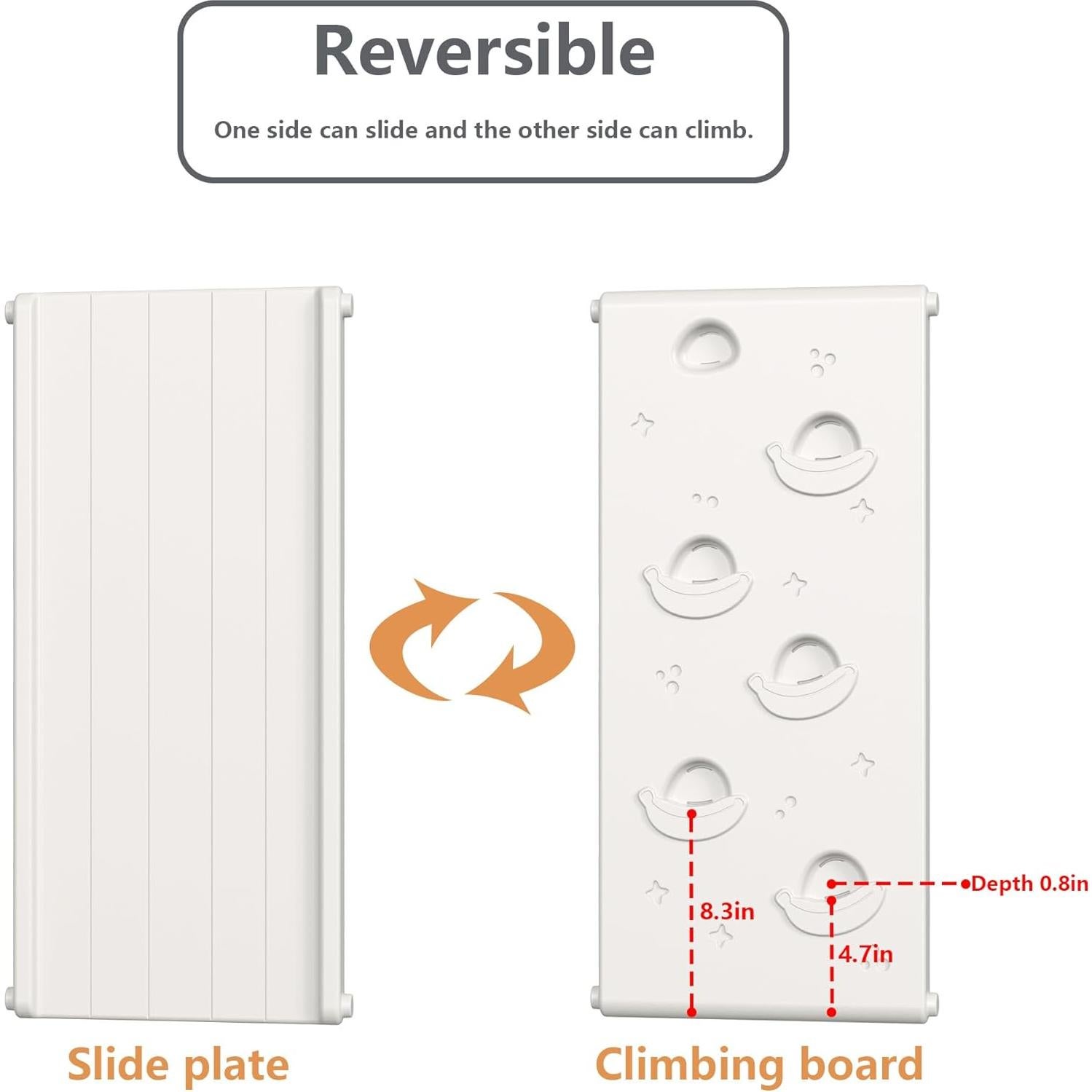 Tobogán de Escalada Interior LUUYOUU 4-en-1 para Niños