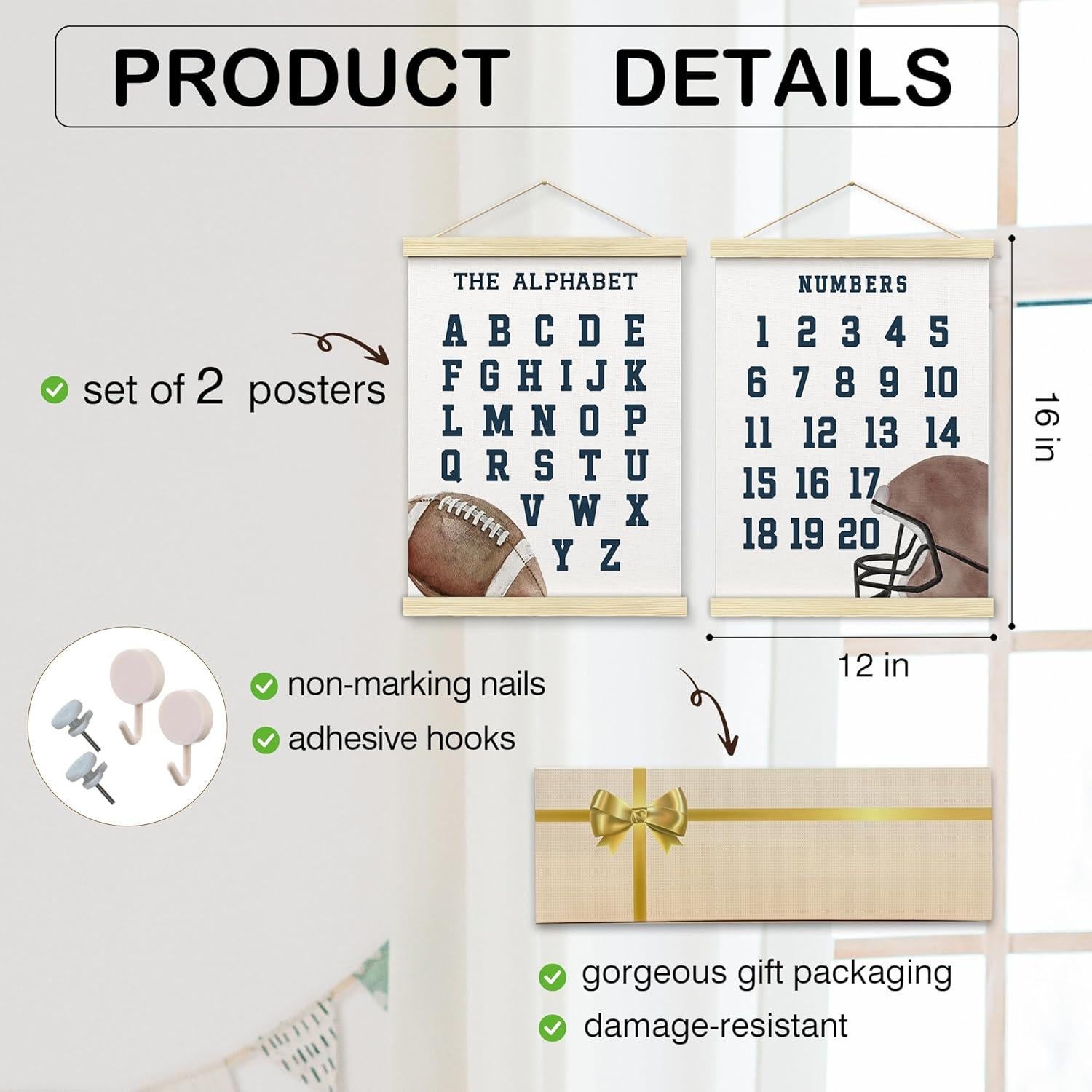 Póster de Alfabeto BONETAT para Niños 30.5x43.2cm