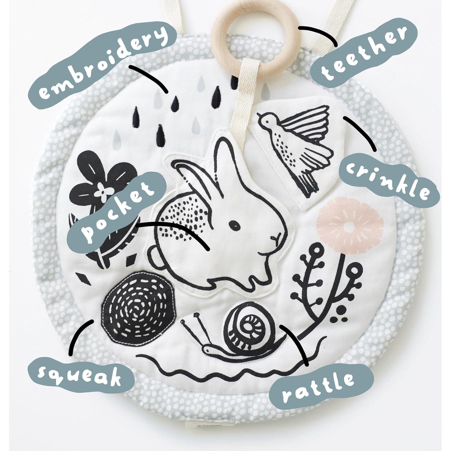 Alfombra de Actividad Orgánica Wee Gallery Meadow para Bebés