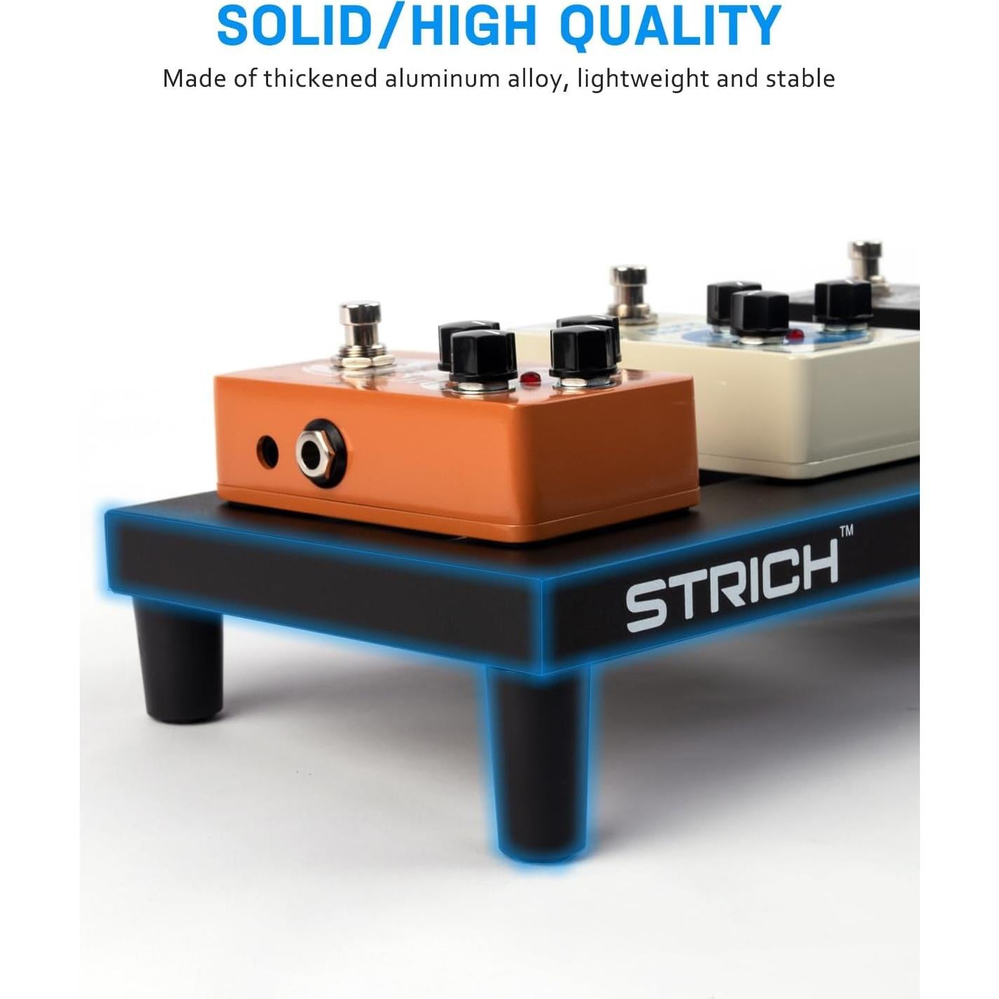 Pedalboard STRICH MINI 15 Aluminio 38.1x14.5cm Negro