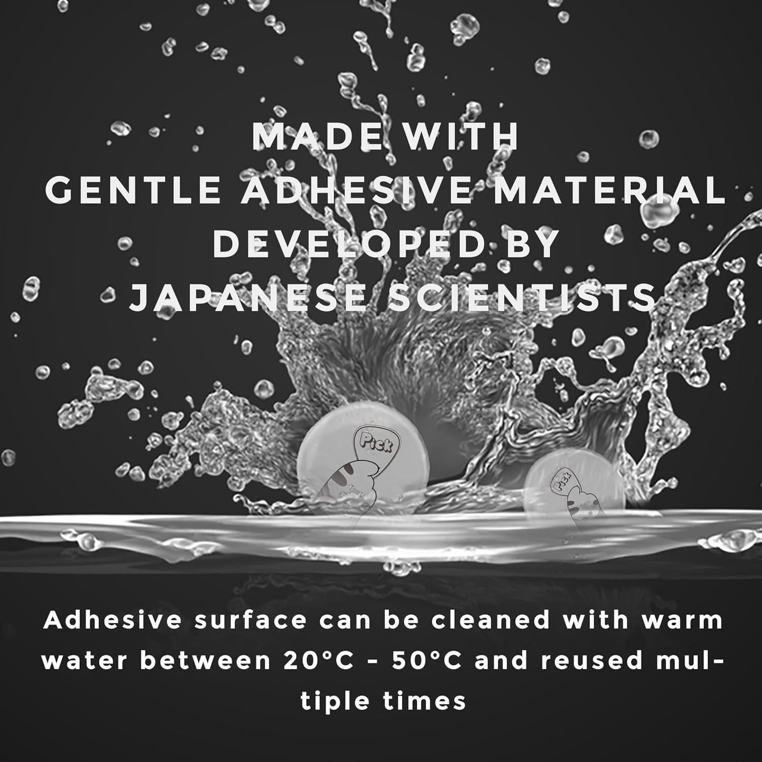 Soporte Adhesivo para Púas de Guitarra Timita - Amarillo