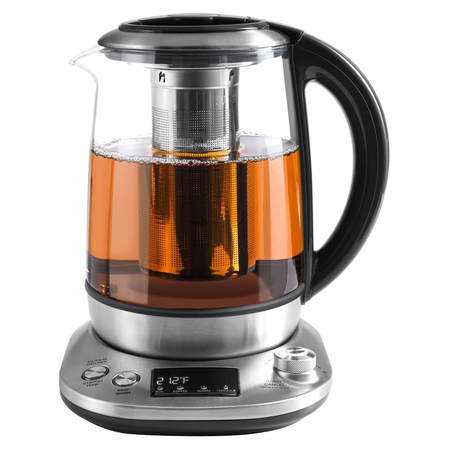 Hervidor Eléctrico Mecity 1.7L con Infusor y Control T°