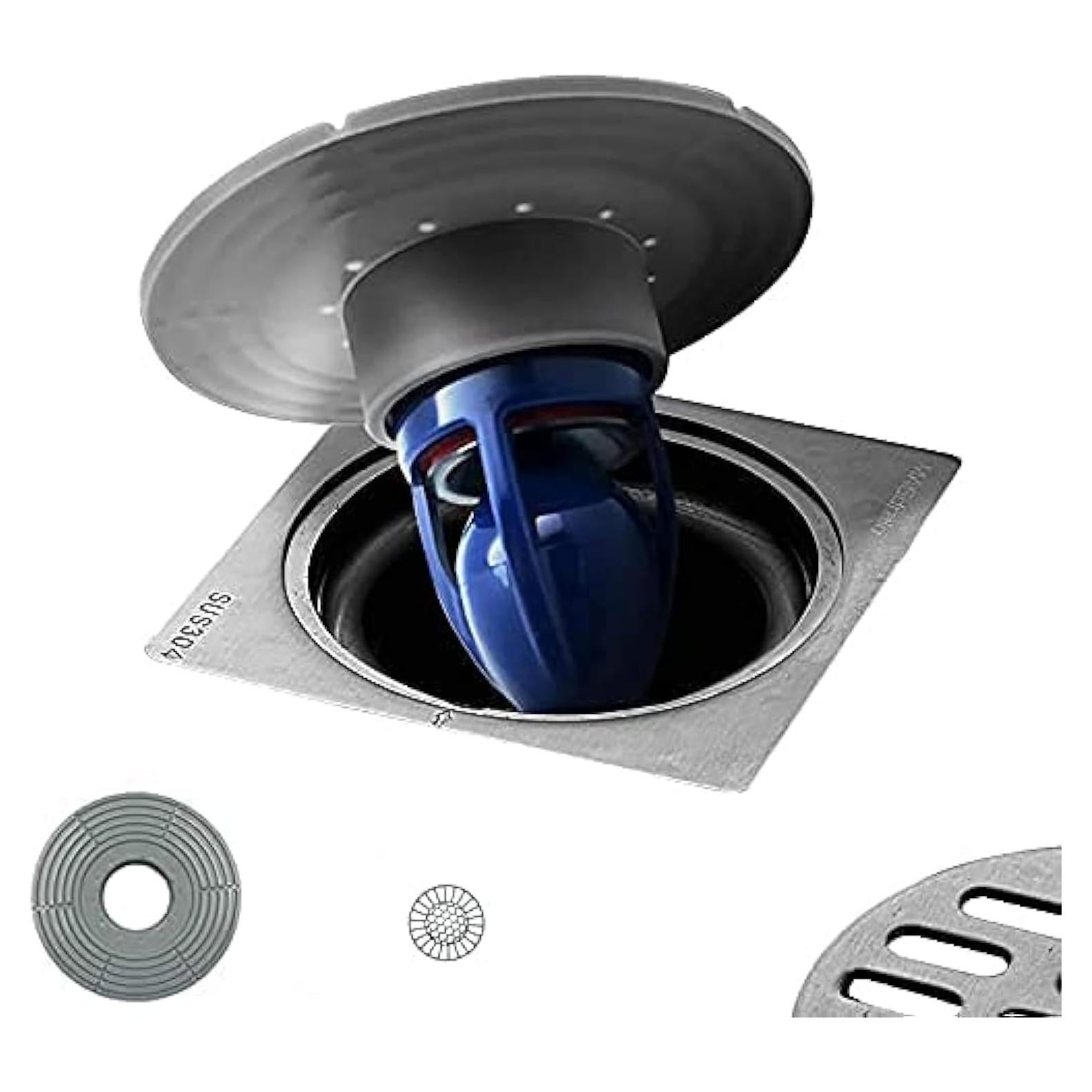 Desagüe de Ducha SALUKO Válvula Magnética Drenaje Rápido