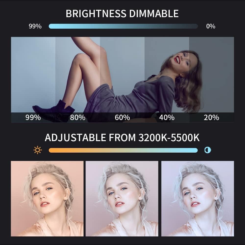 Kit de Iluminación LED Bi Color Yidoblo A-2200IIQ 100W Regulable