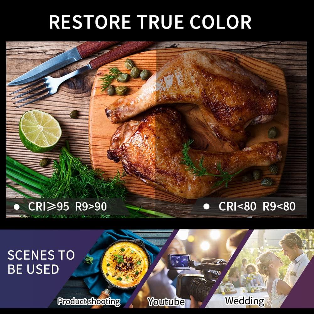 Kit de Iluminación LED Bi Color Yidoblo A-2200IIQ 100W Regulable