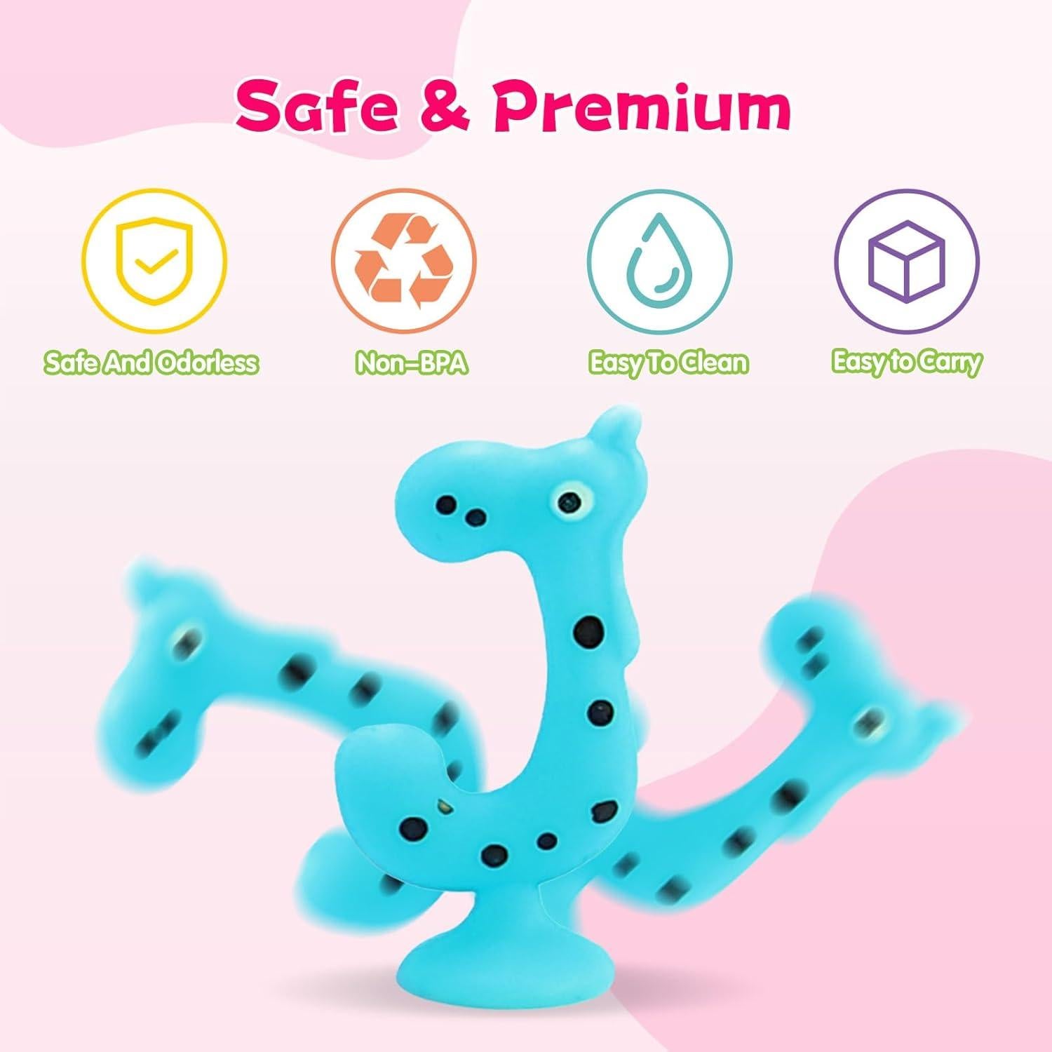 Juguetes de Baño SKYWHALE 40PCS Letras Alfabeto Animales