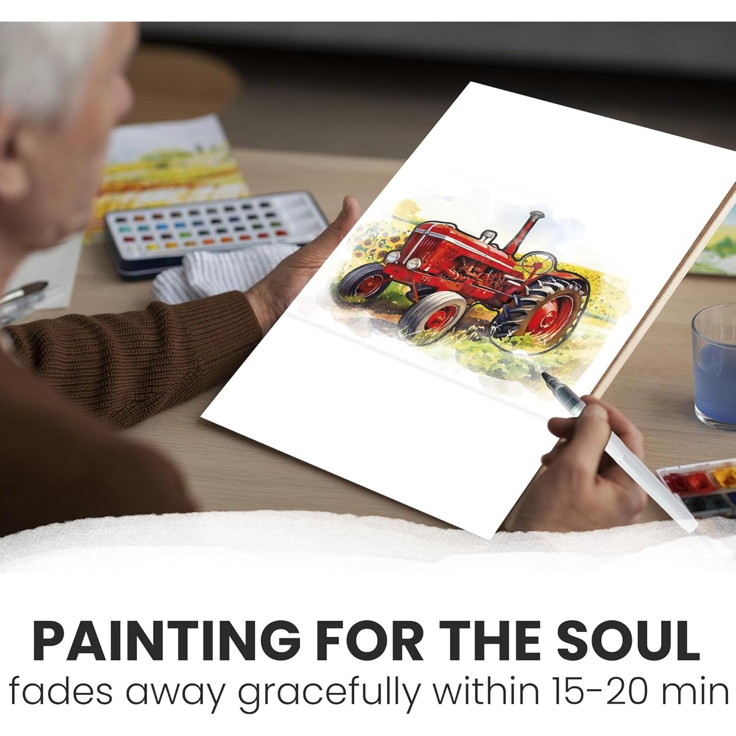 Kit de Pintura con Agua QUOKKA para Demencia - 10 Piezas