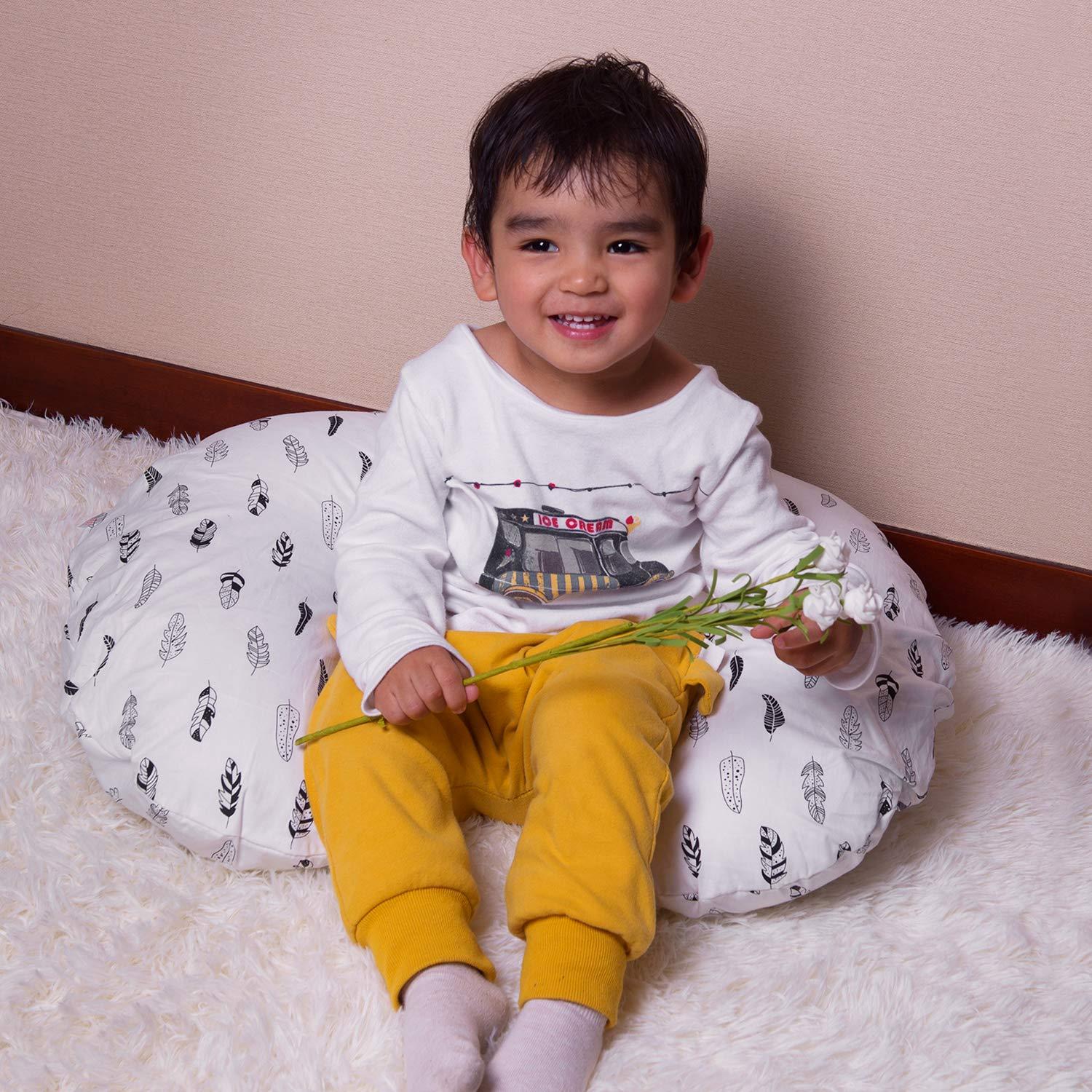 Funda de Almohada de Lactancia ALVABABY Algodón Orgánico 50.8x40.6cm