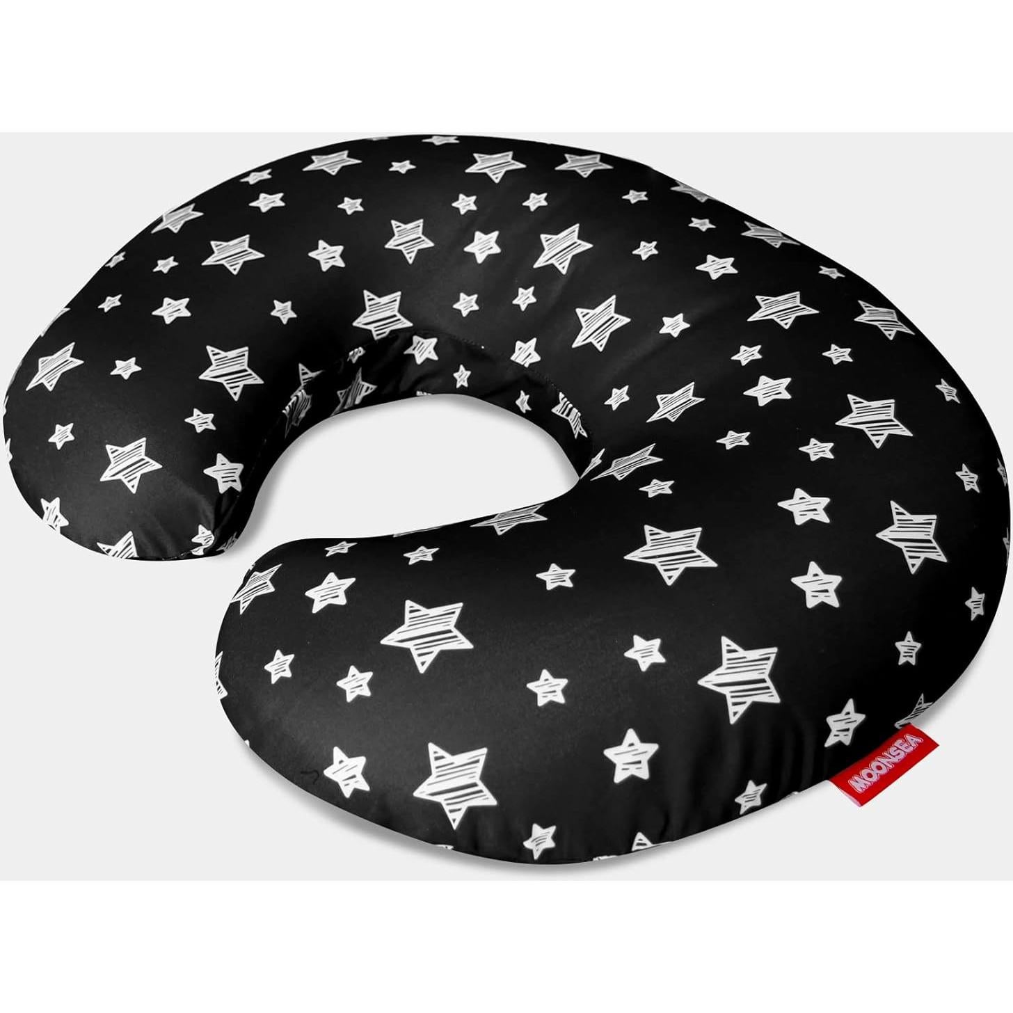 Funda de Almohada de Lactancia Moonsea Negra 50.8x40.6 cm Microfibra