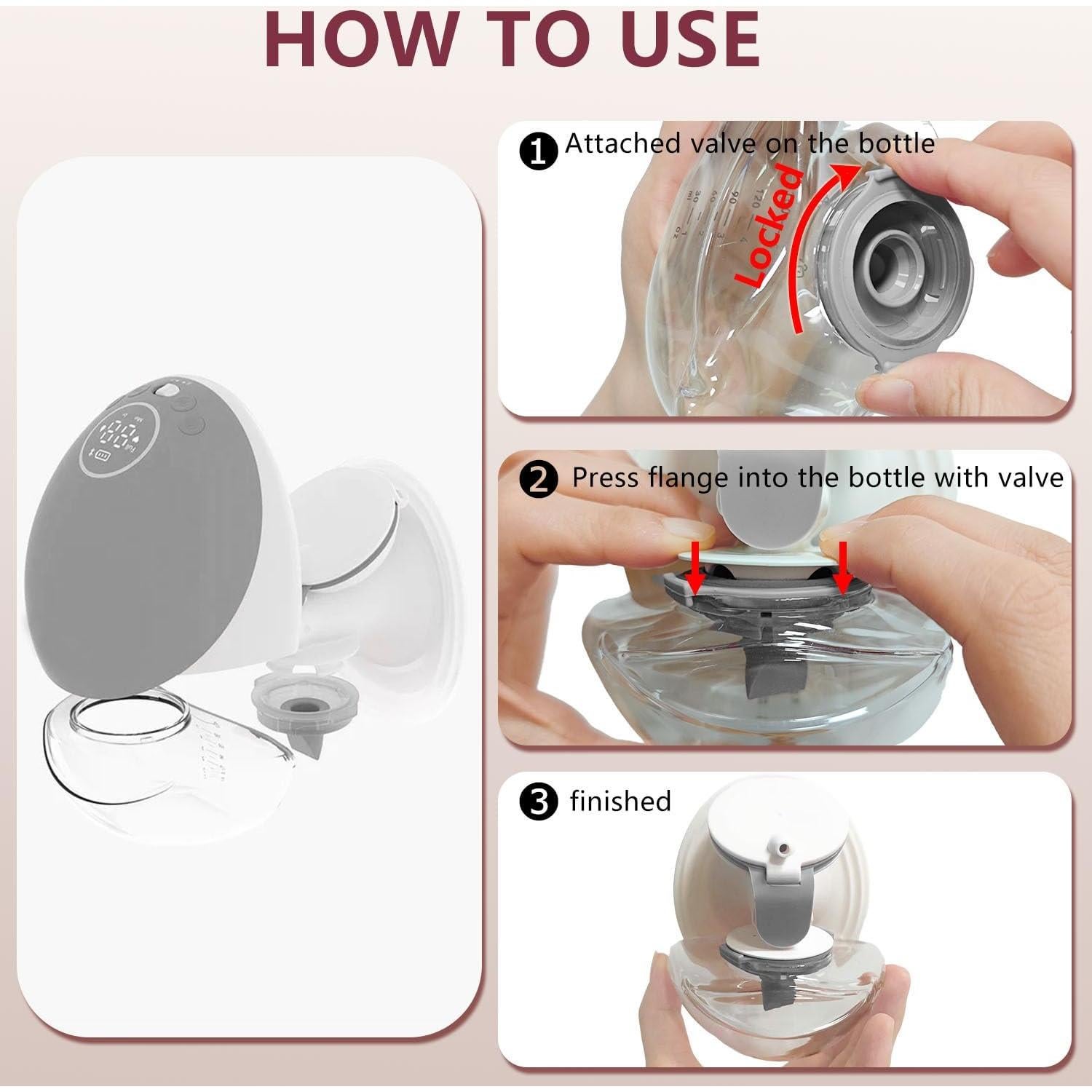 Colector de Leche Materna BDICOVE M9 Mejorado 150ml Silicona