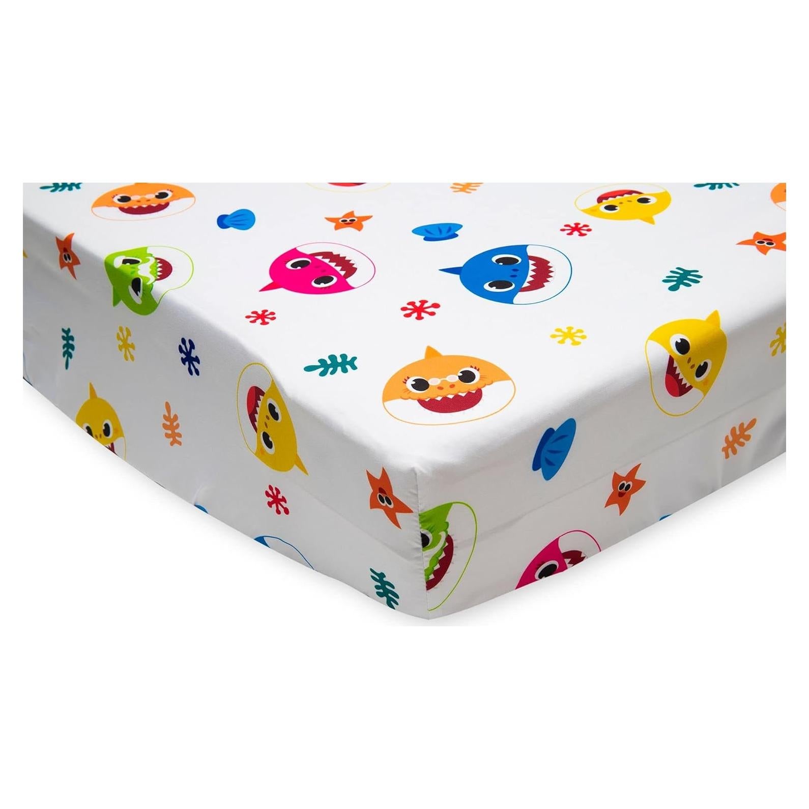 Juego de Sábanas Baby Shark 2 Piezas - Poliester Lavable