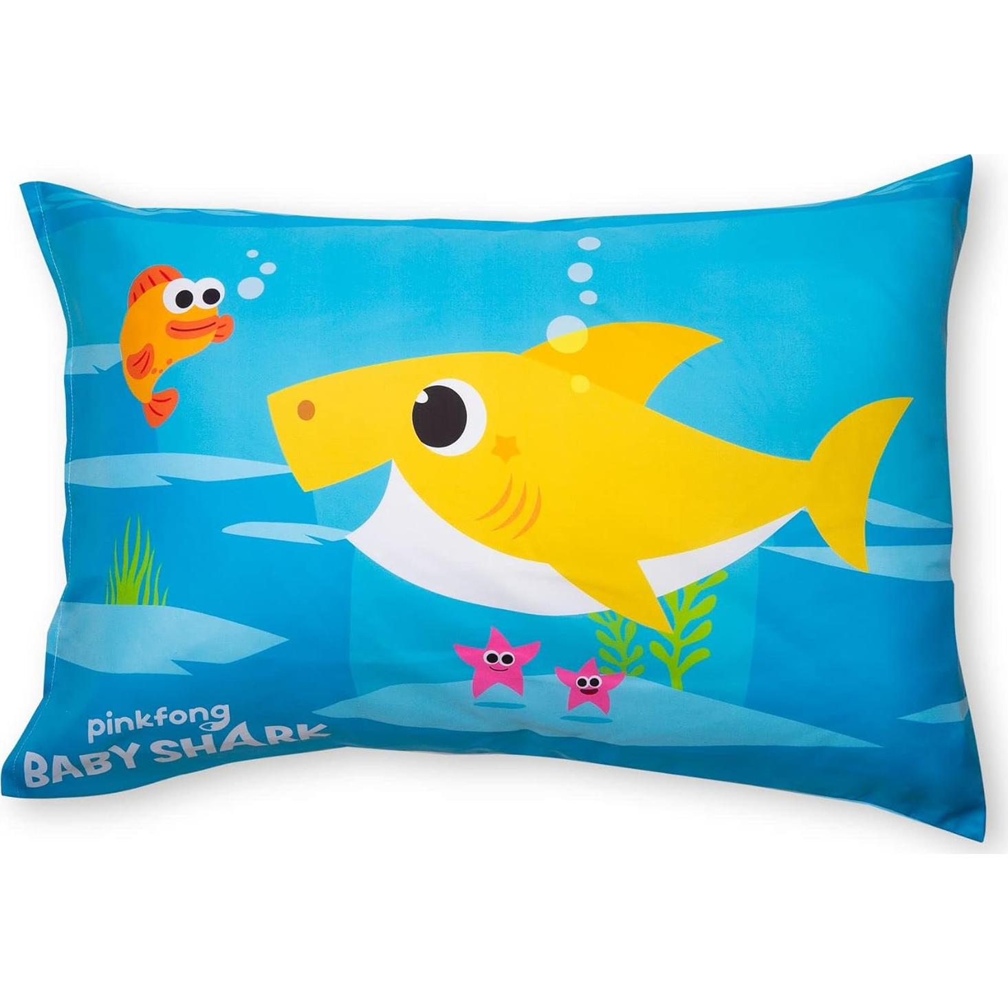 Juego de Sábanas Baby Shark 2 Piezas - Poliester Lavable