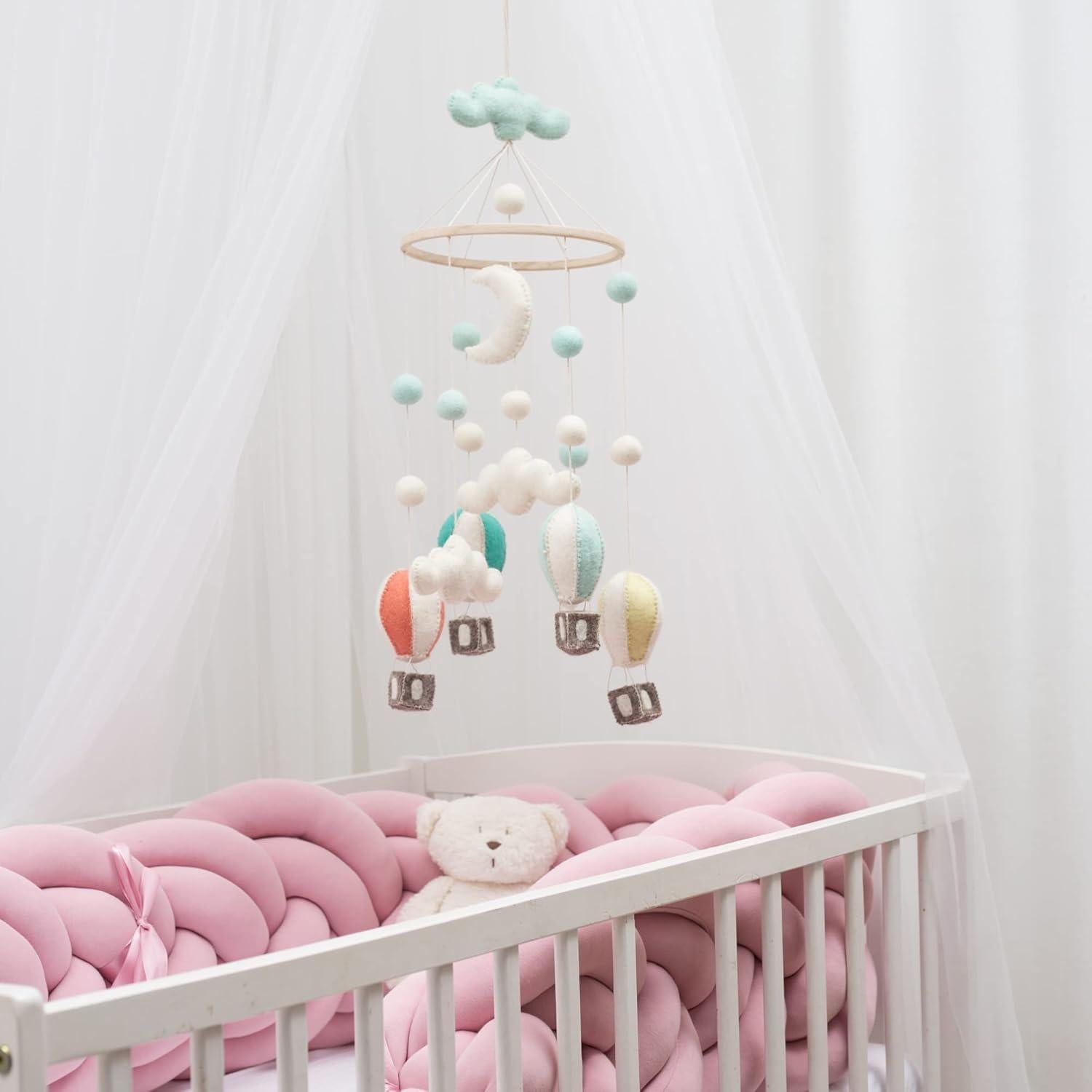Móvil de Cuna Glaciart One Globos de Aire Caliente 27x7cm