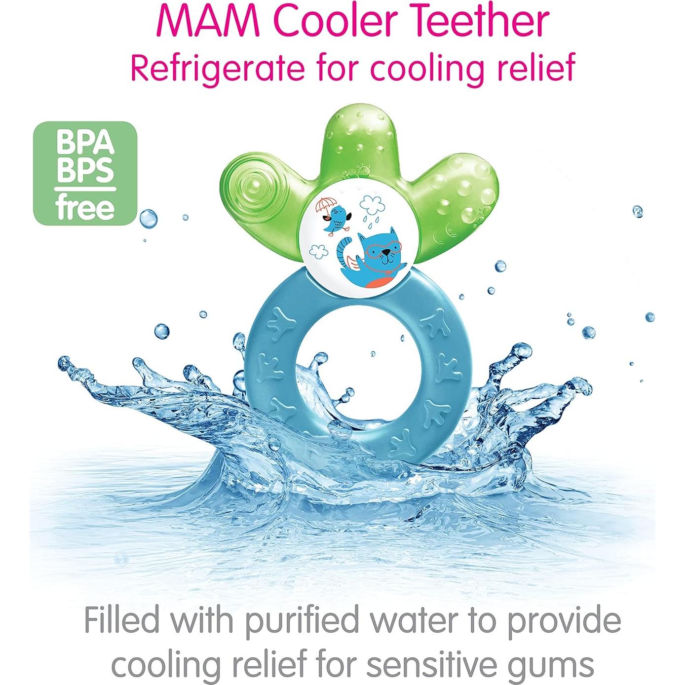 Mordedor Enfriante MAM Cooler Rosa 4+ Meses - Alivio Dentición