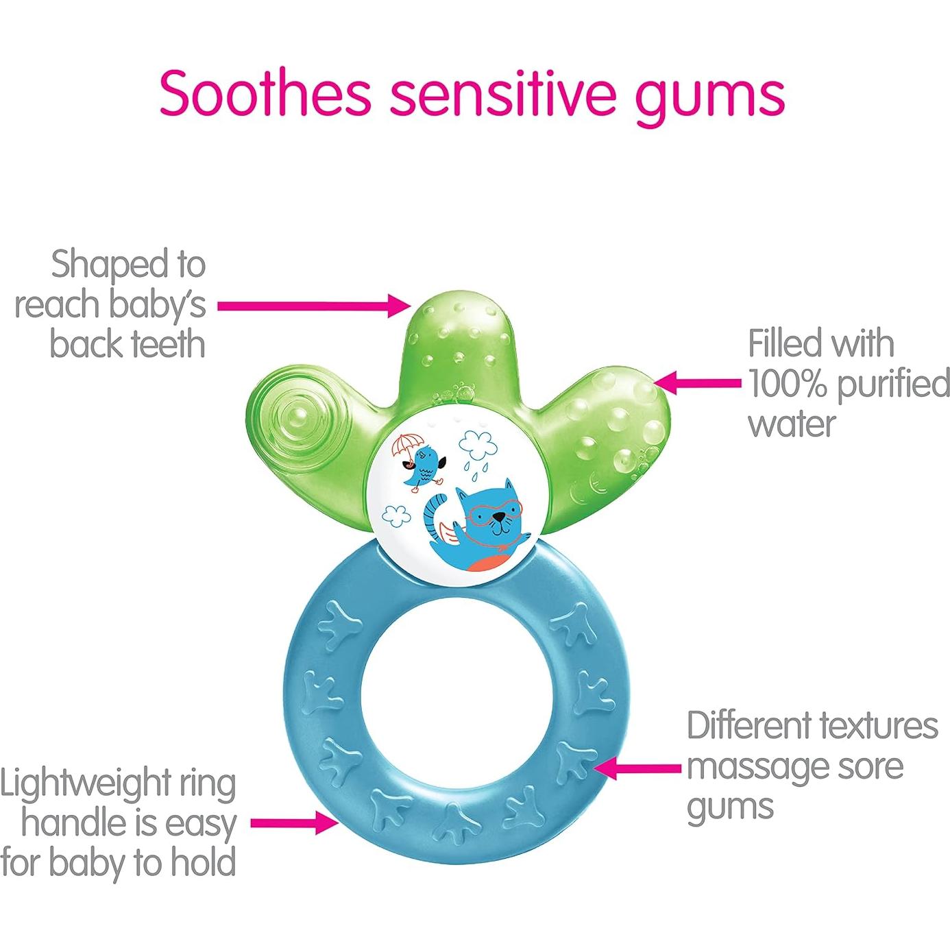 Mordedor Enfriante MAM Cooler Rosa 4+ Meses - Alivio Dentición