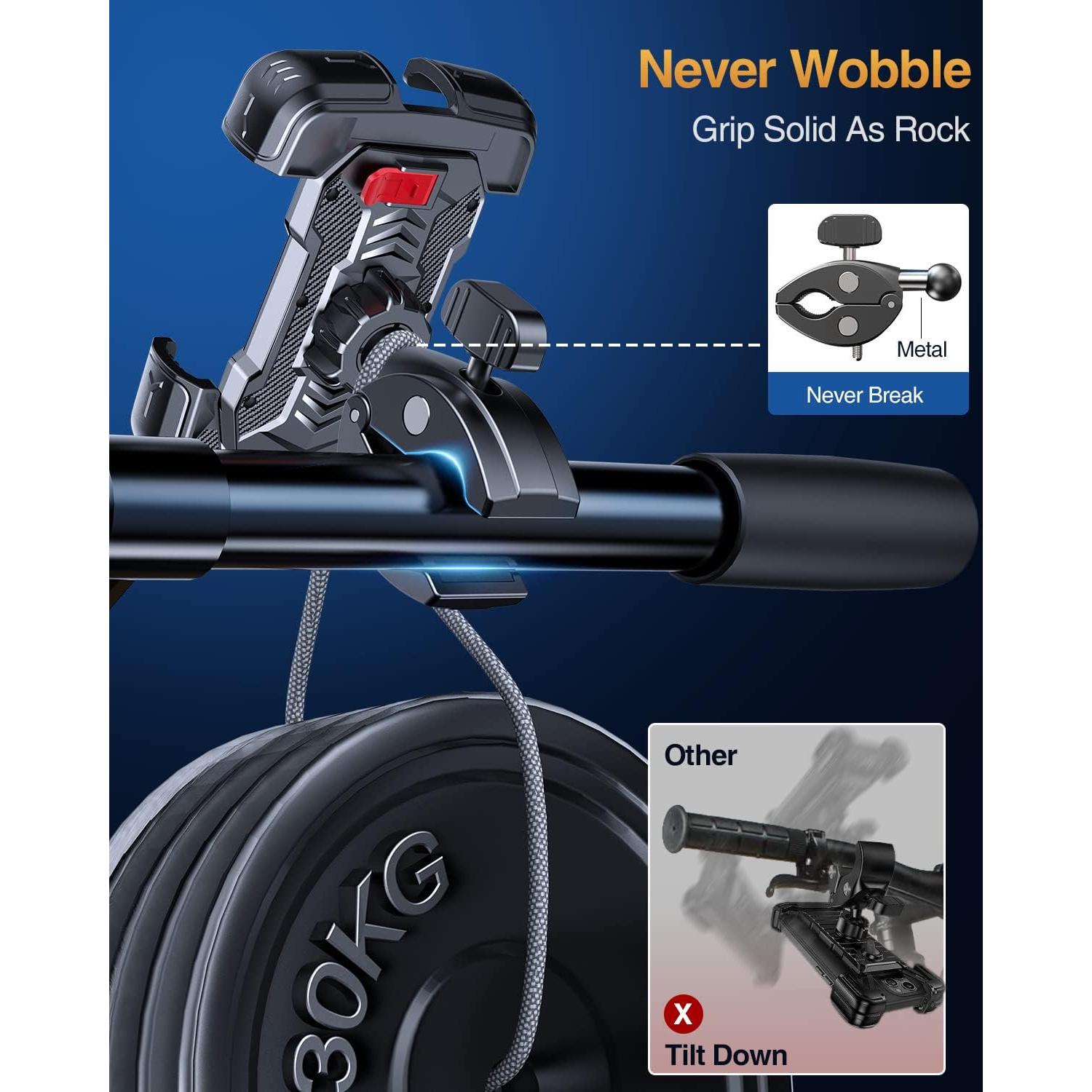 Soporte para Teléfono de Motocicleta Bovemanx BM-BK68 Antivibración