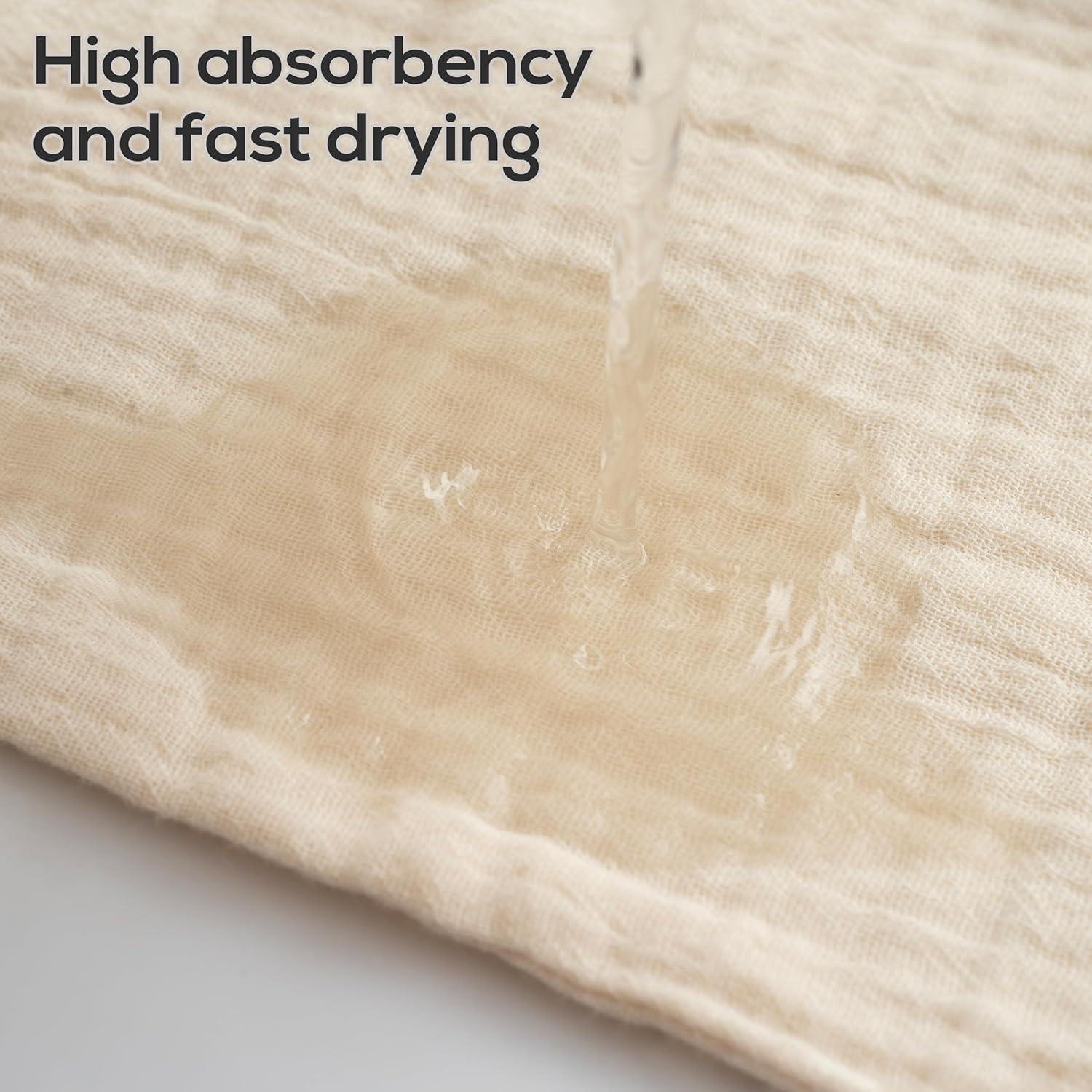 Paño de Muselina para Bebés LILY O LAUREL 30.5x30.5 cm 8 Unidades