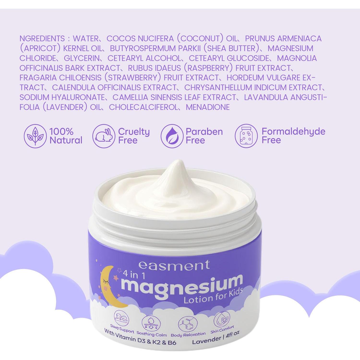 Loción de Magnesio Easment 118 ml para Sueño y Calma Niños