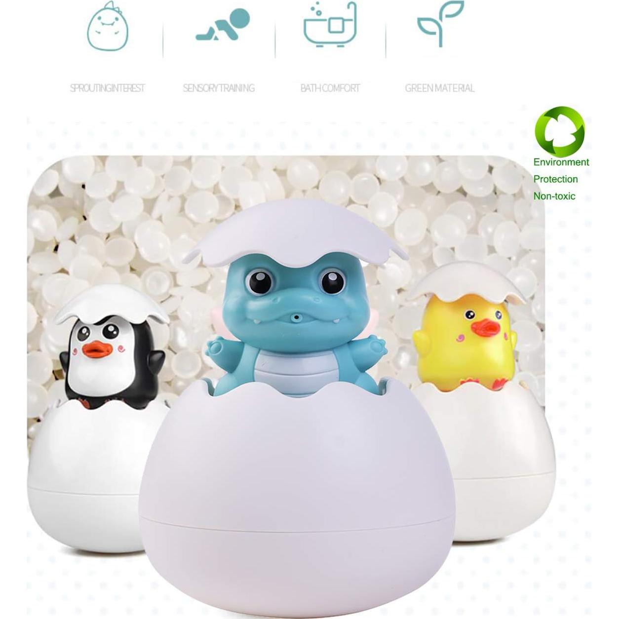 Juguetes de Baño UAHAPY - Huevos de Pascua con Patos - 119g