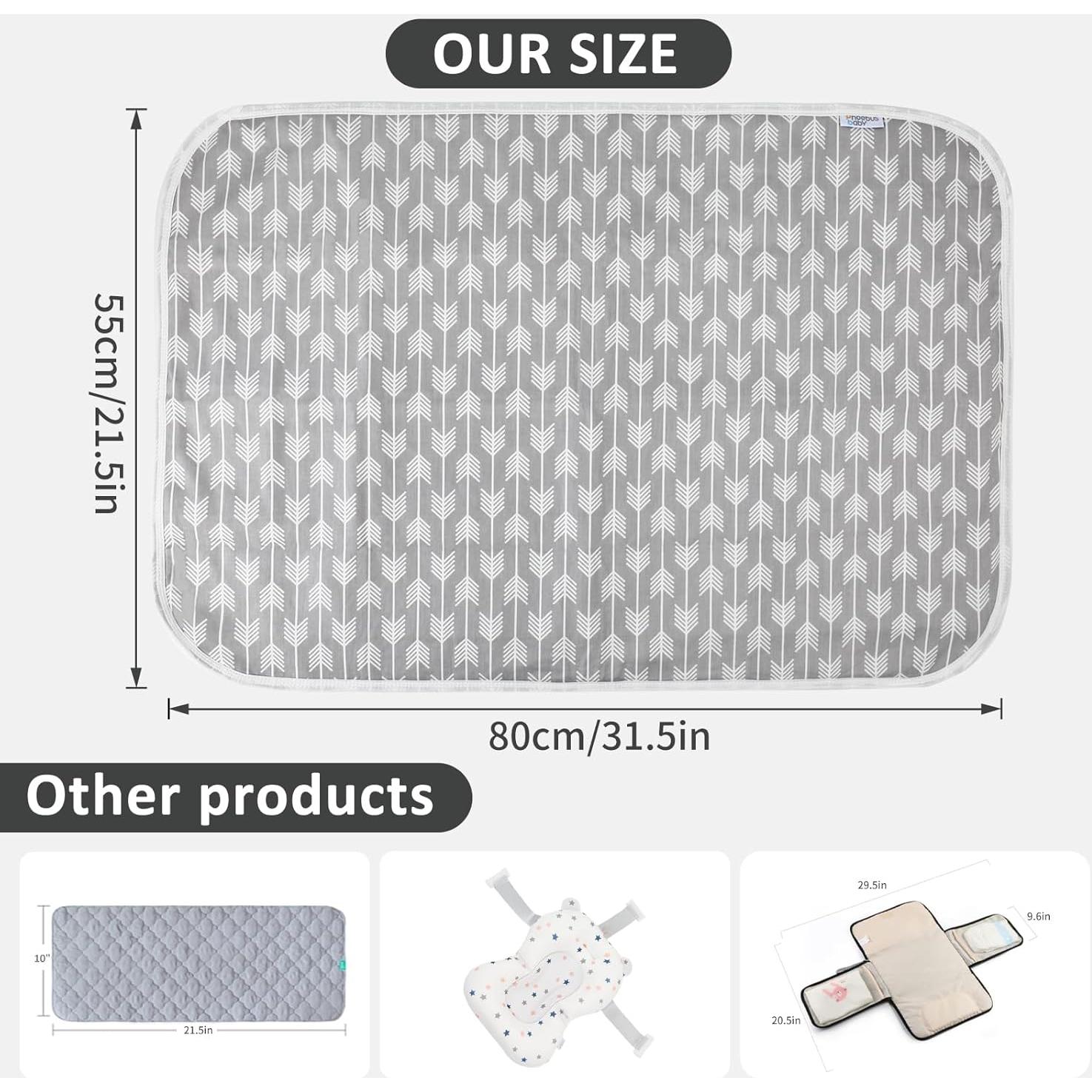 Alfombrilla Cambiadora de Bebé Reutilizable 54.9x80 cm - Flechas