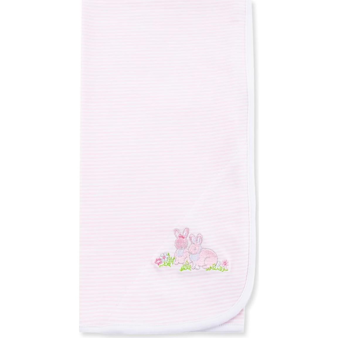 Manta de Envueltura 100% Algodón Little Me Conejitos 76x69cm