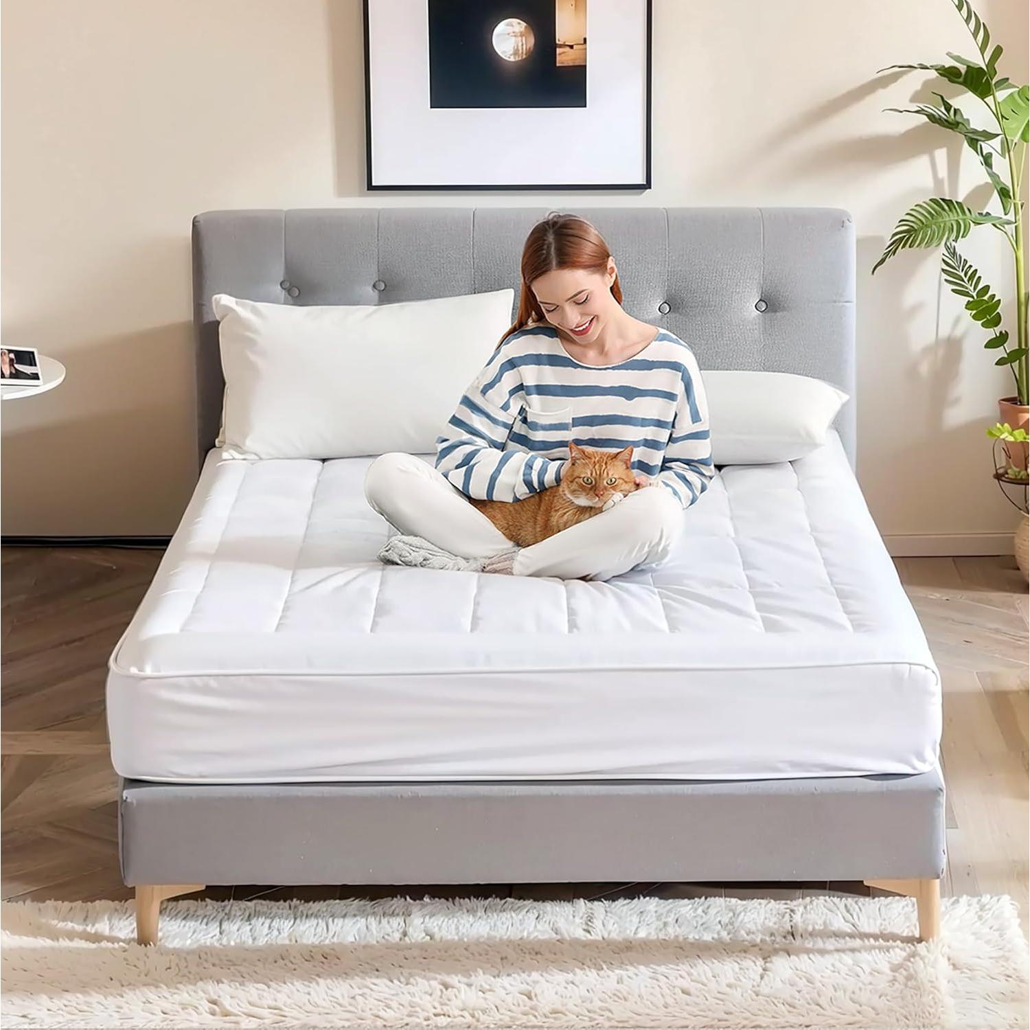 Almohadilla de Colchón Impermeable Madison Park Doble 190.5x99.06 cm