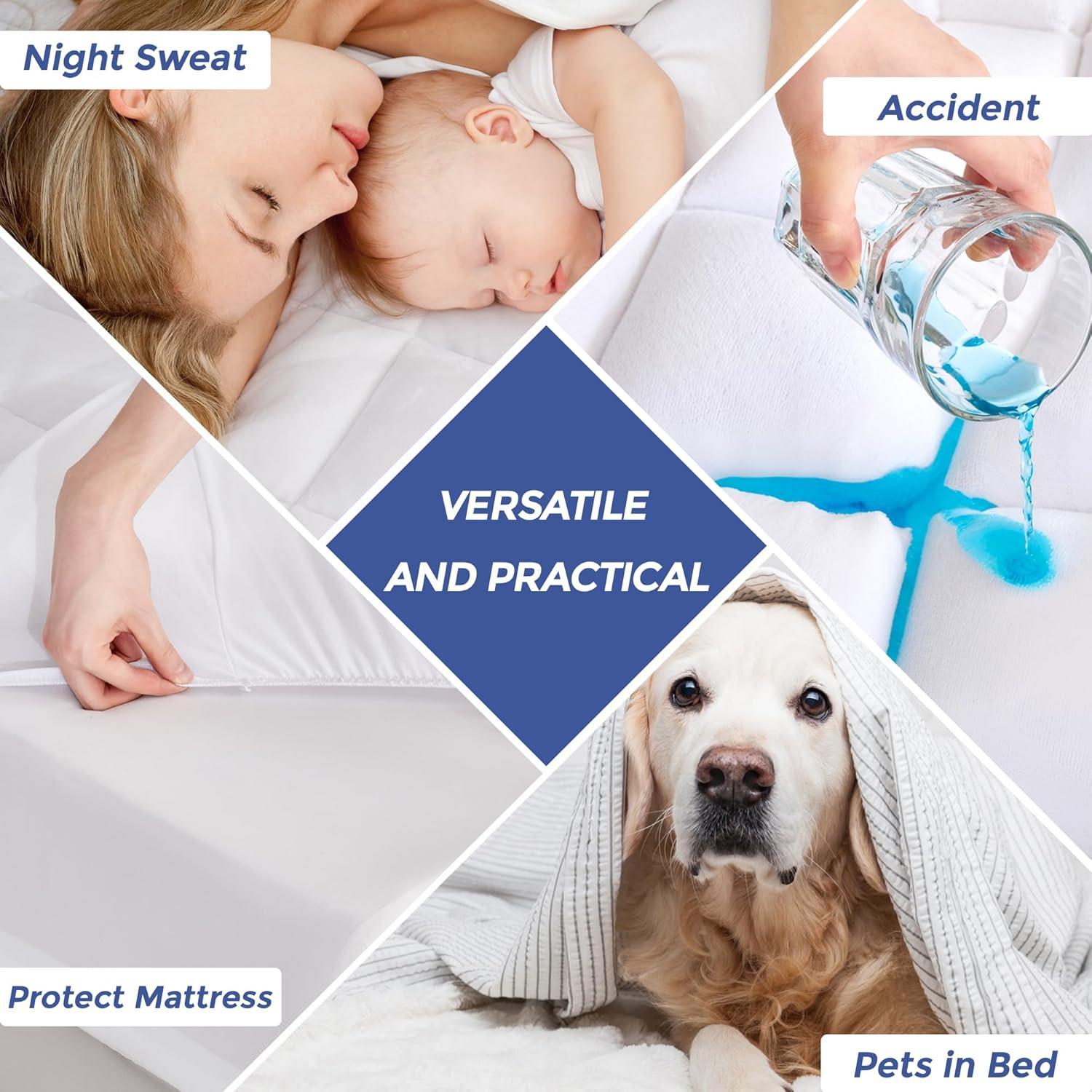 Almohadilla de Colchón Impermeable Madison Park Doble 190.5x99.06 cm