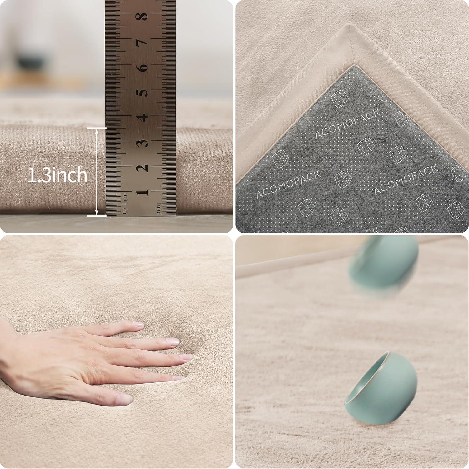 Alfombra de Juego ACOMOPACK 99x150 cm Beige Antideslizante