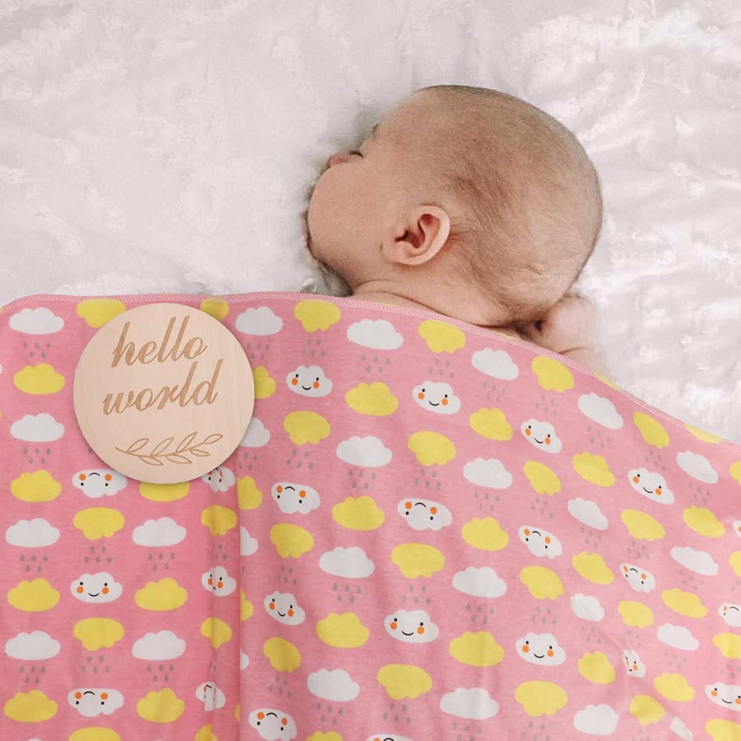 Conjunto de Swaddle y Gorro de Algodón DRESHOW para Bebés