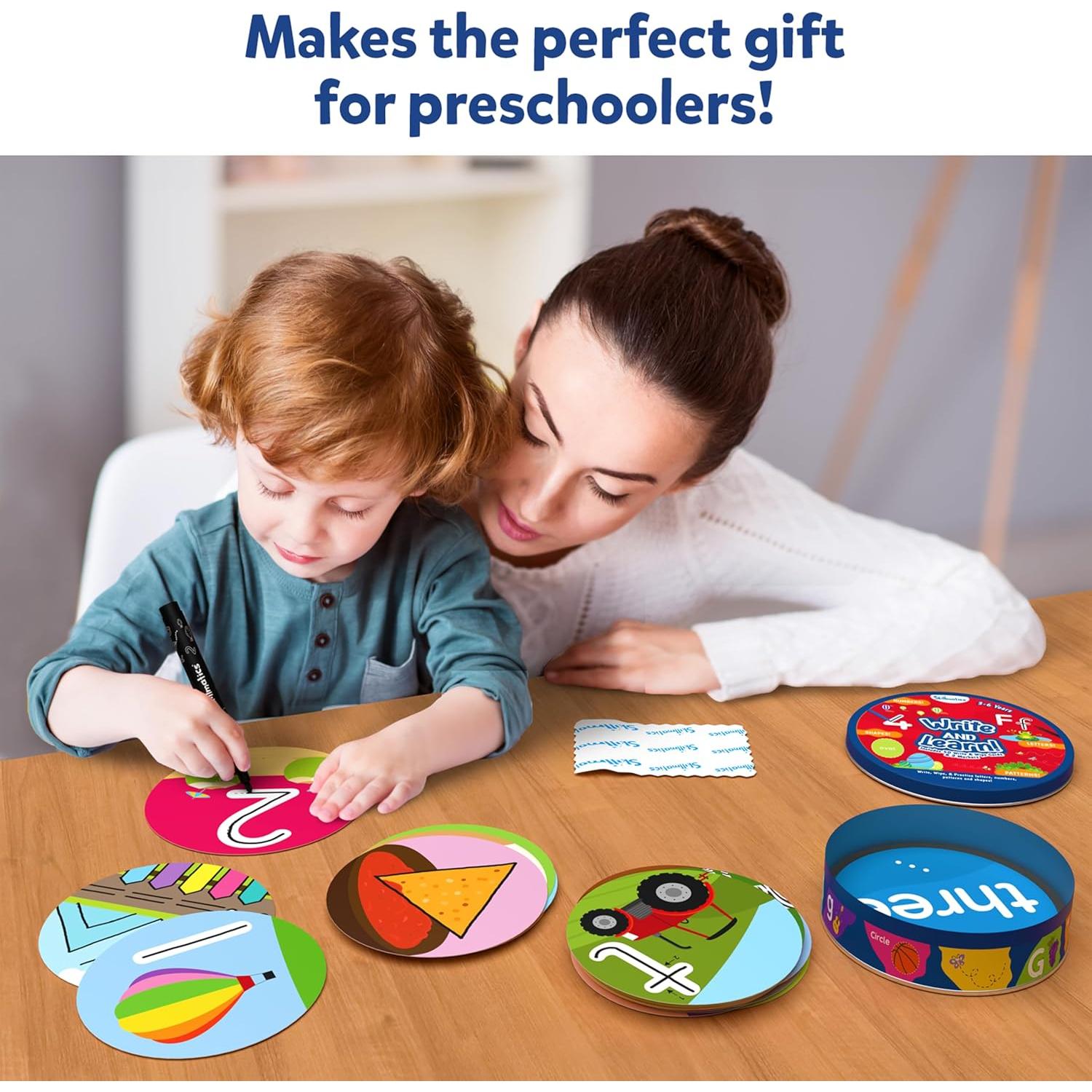 Tarjetas Reutilizables Skillmatics para Niños 3-6 Años - Aprendizaje