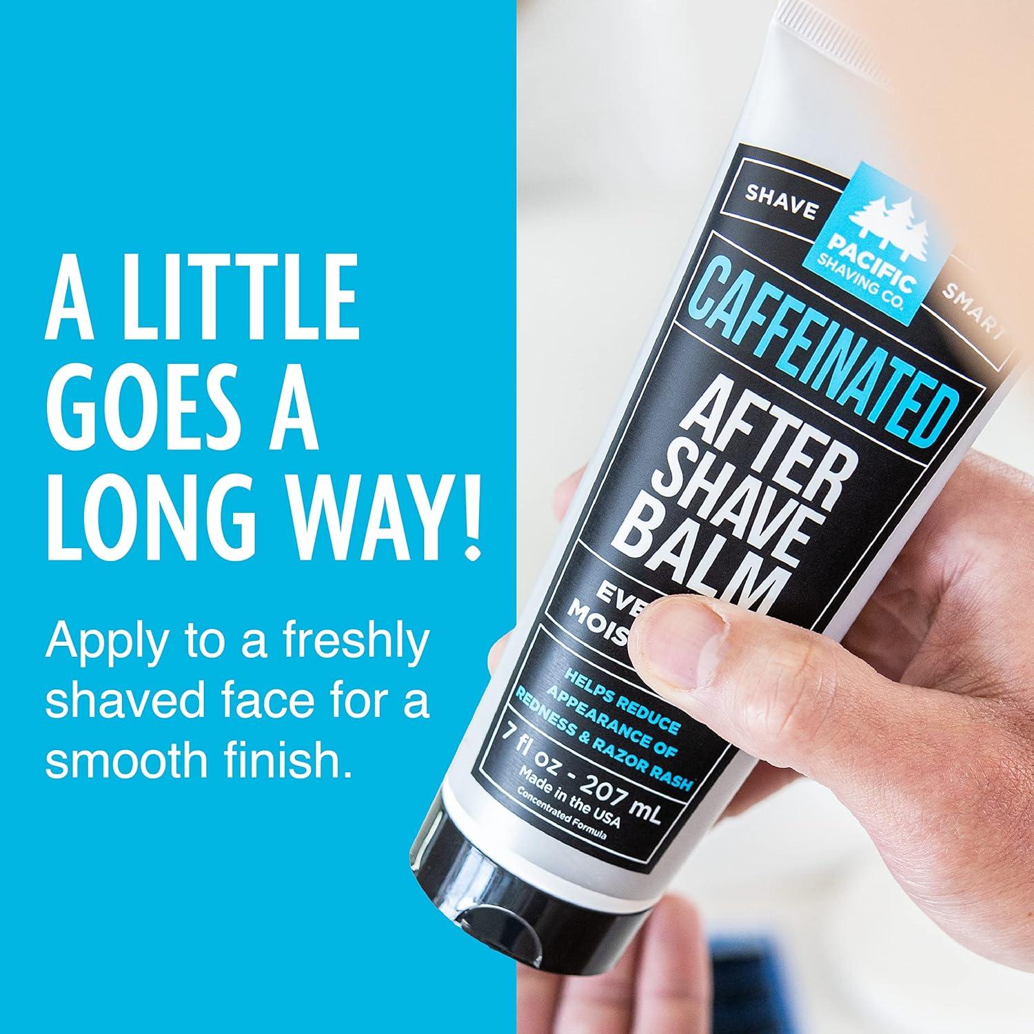 Aftershave Cafeinado Pacific Shaving Company 100 ml - Balsamo Facial