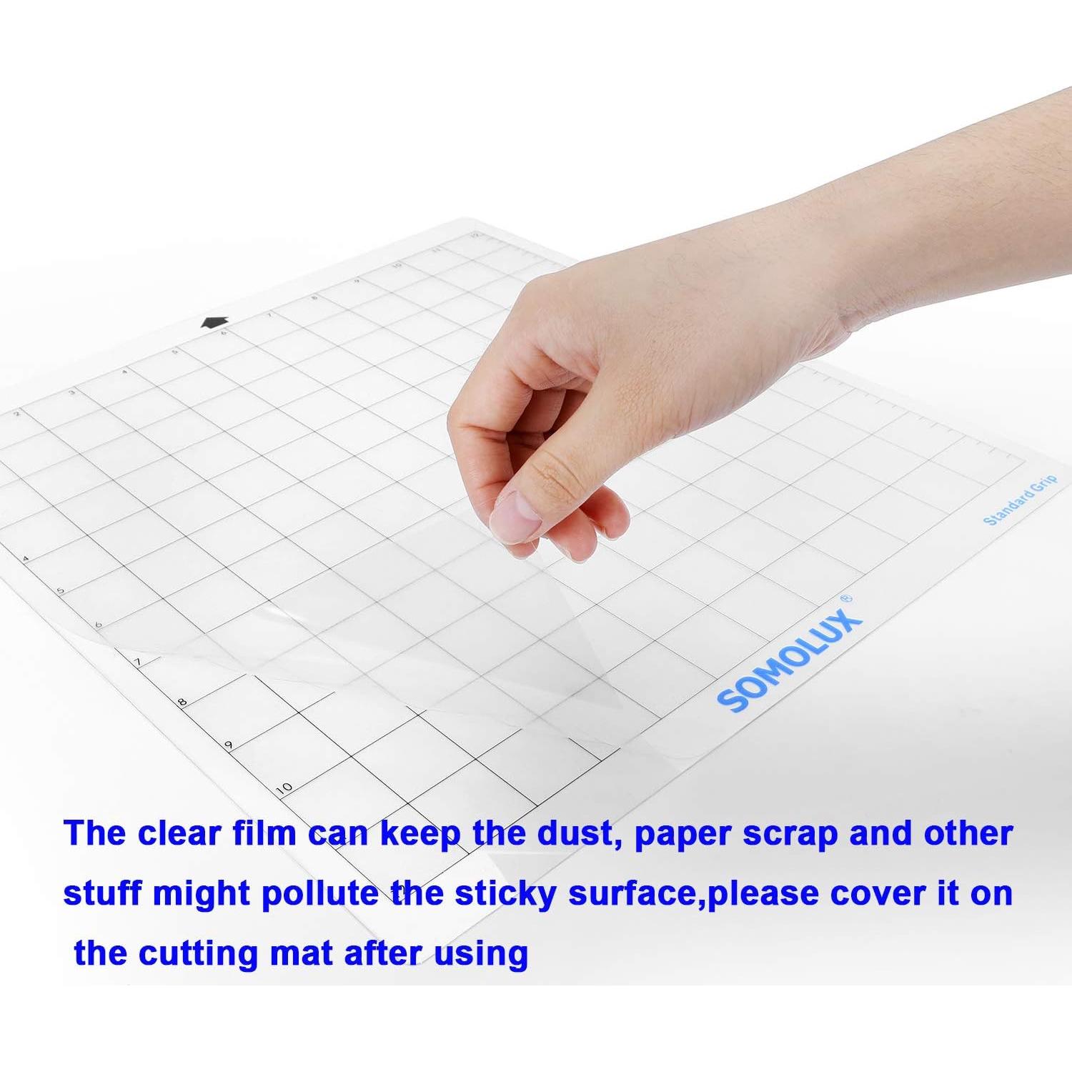 Alfombrilla de Corte SOMOLUX 30.48x30.48 cm Transparente - Paquete de 3