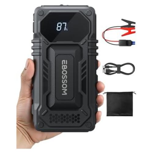 Arrancador de Batería de Coche EBOSSOM JS6 12000mAh 1500A