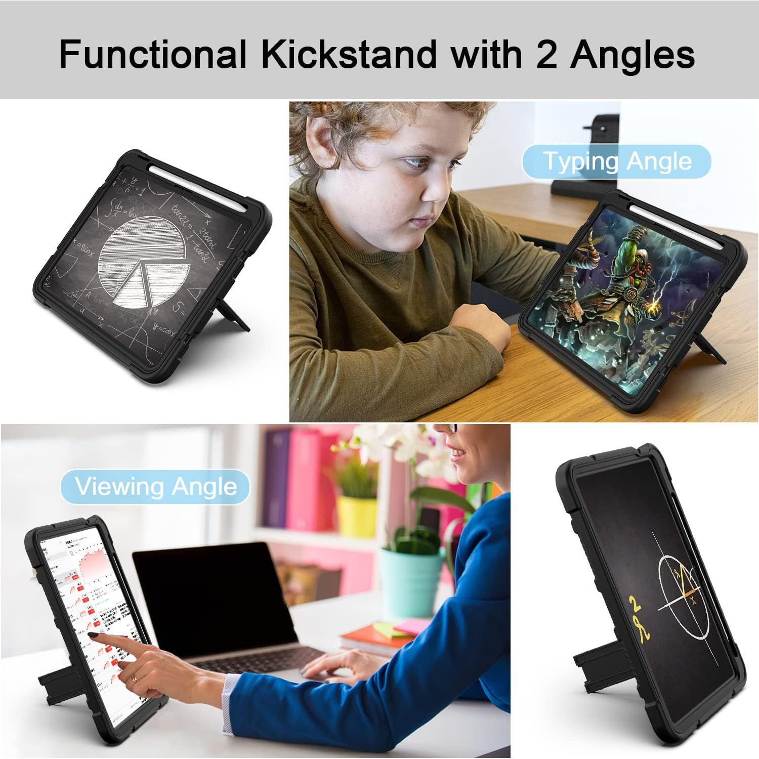 Funda para iPad A16 11" 2025 y 10.9" 2022 Soporte Lápiz