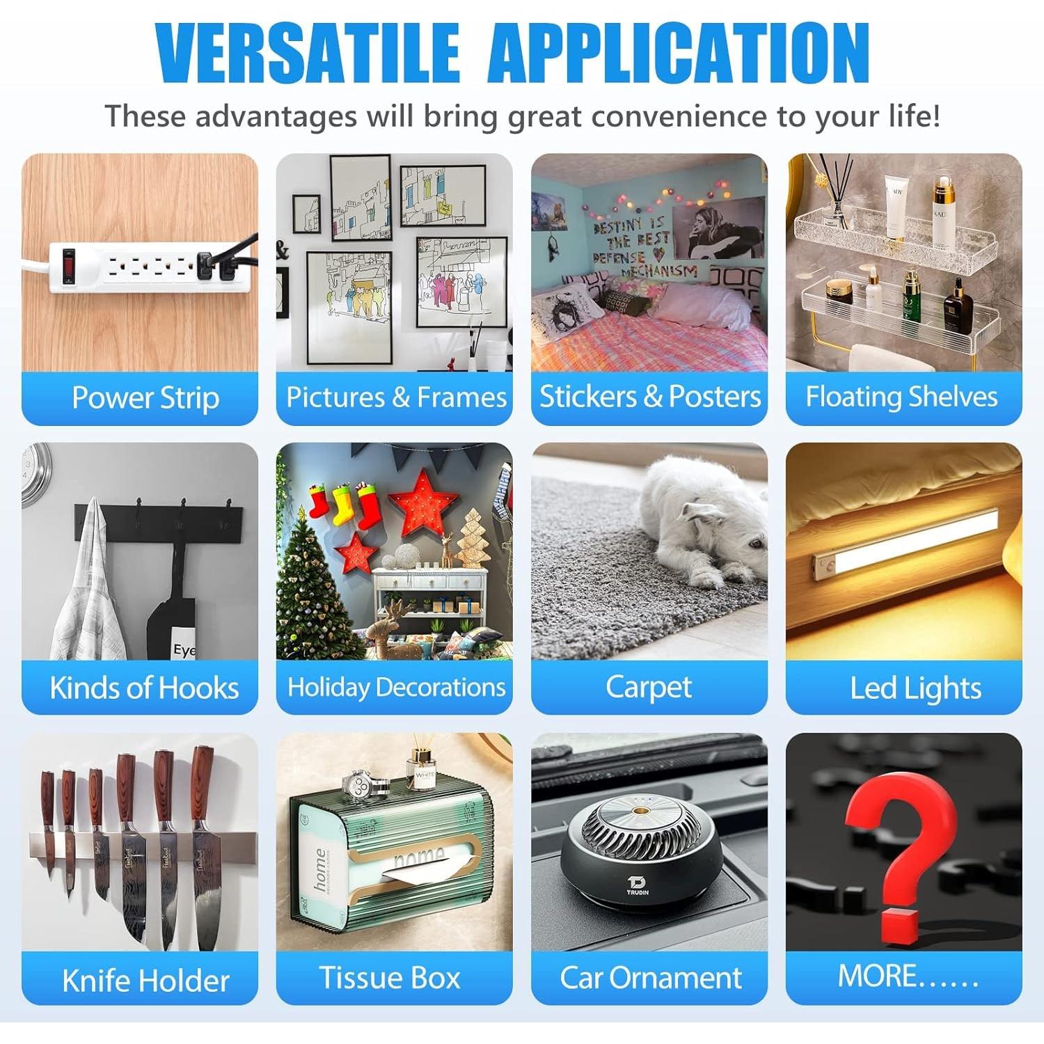 Cinta de Doble Cara Extra Grande 2.54 cm x 508 cm Transparente