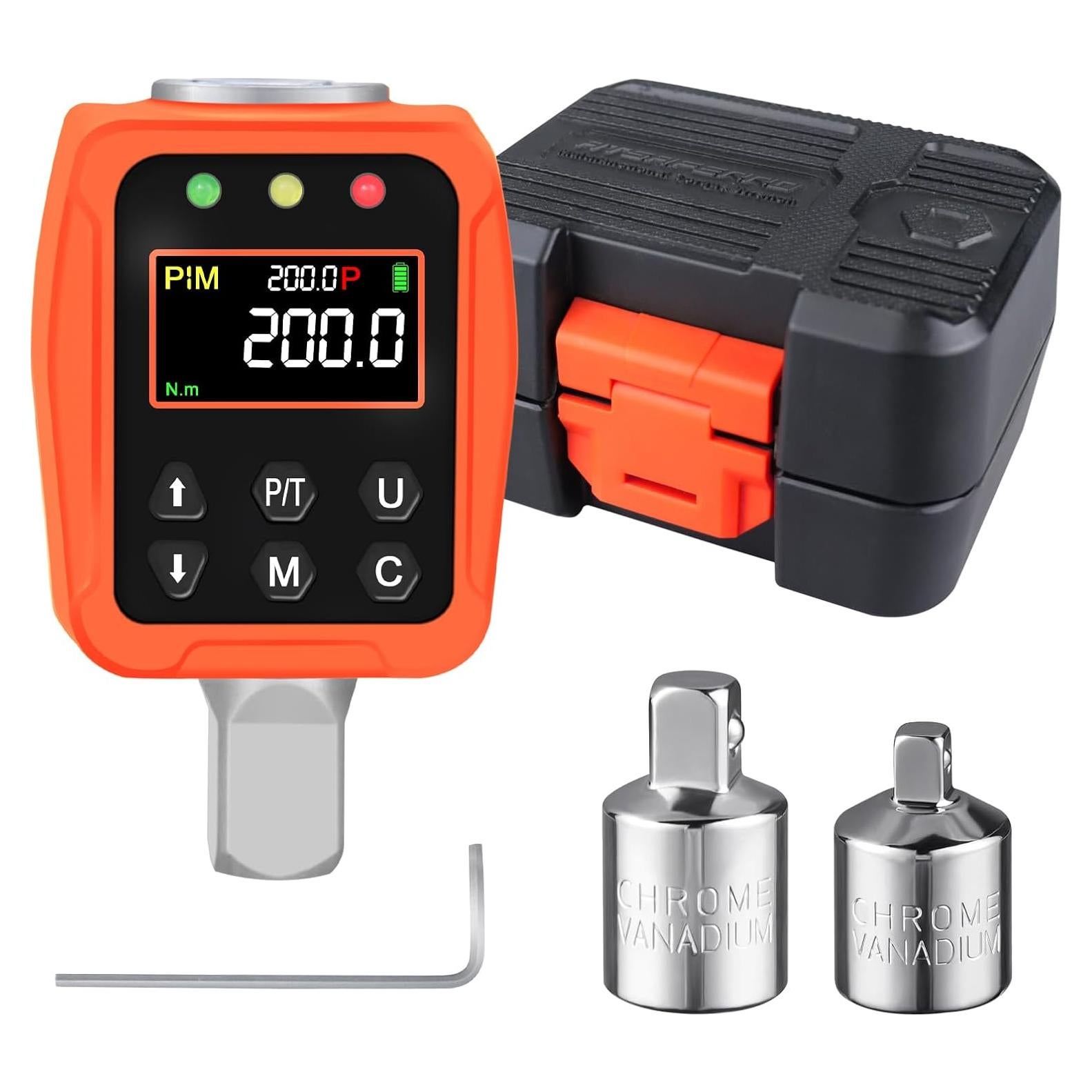 Adaptador de Par Digital ATsafepro 1/2" 10-200 Nm