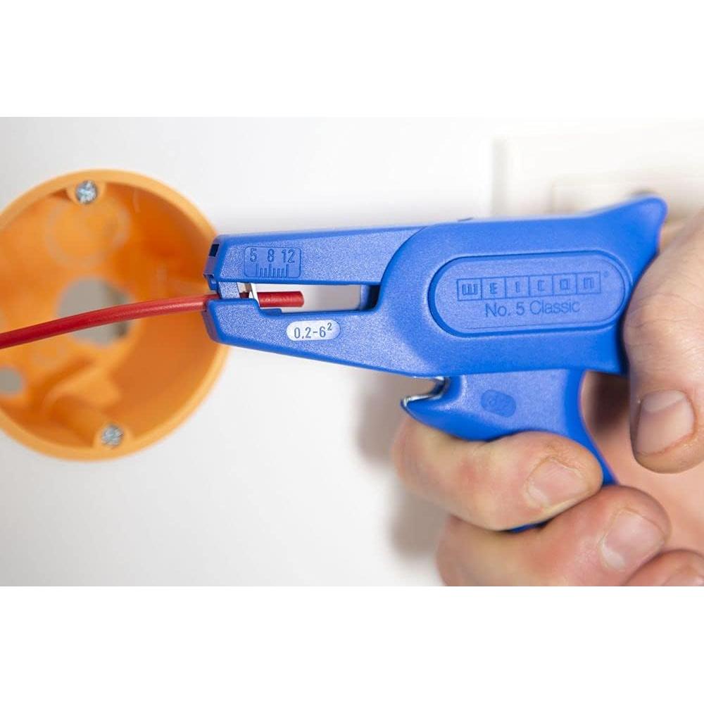 WEICON Abisolierzange No. 5 Classic - Desforradora de Cables 0.2-6 mm²