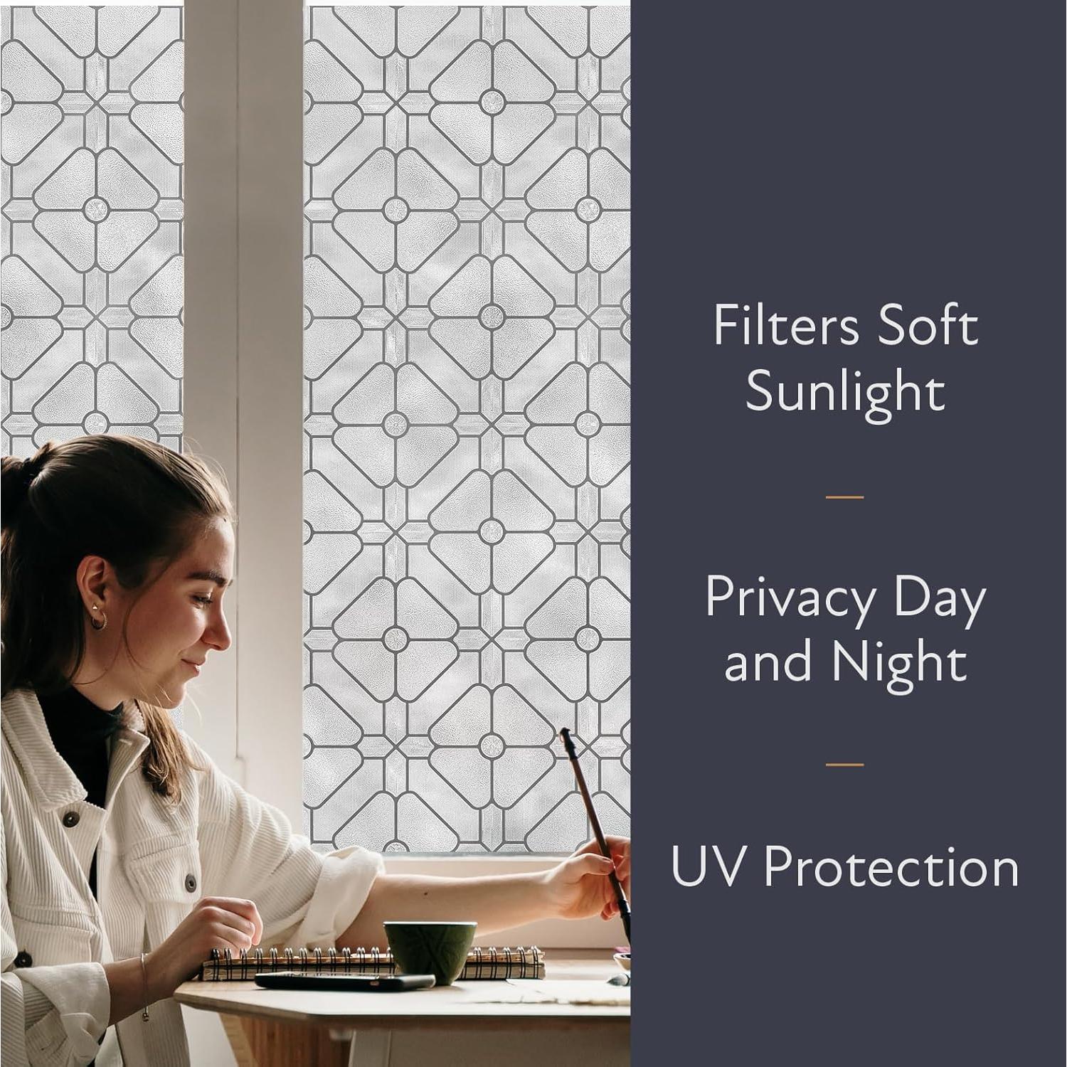 Película de Ventana Artscape Aster 61x91 cm Vinilo Texturizado