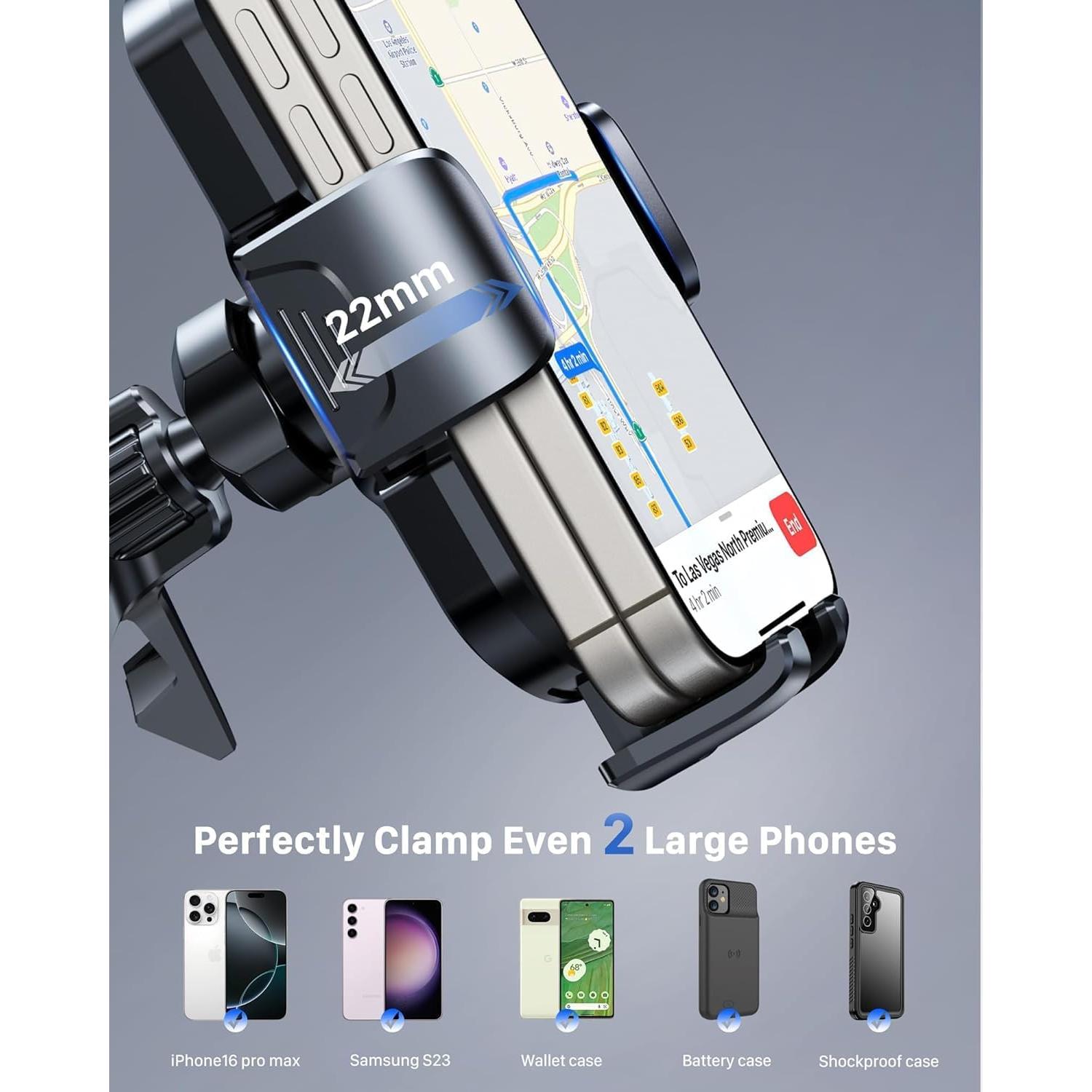 Soporte para Teléfono en Ventilación YOSH para Mercedes Benz