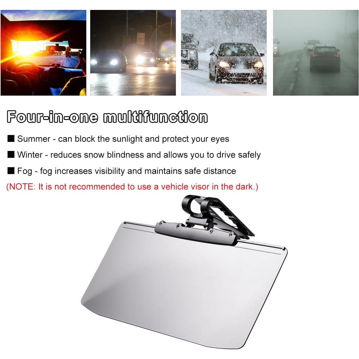 Visera Solar Polarizada Ohleats para Coche 32x14.5cm UV