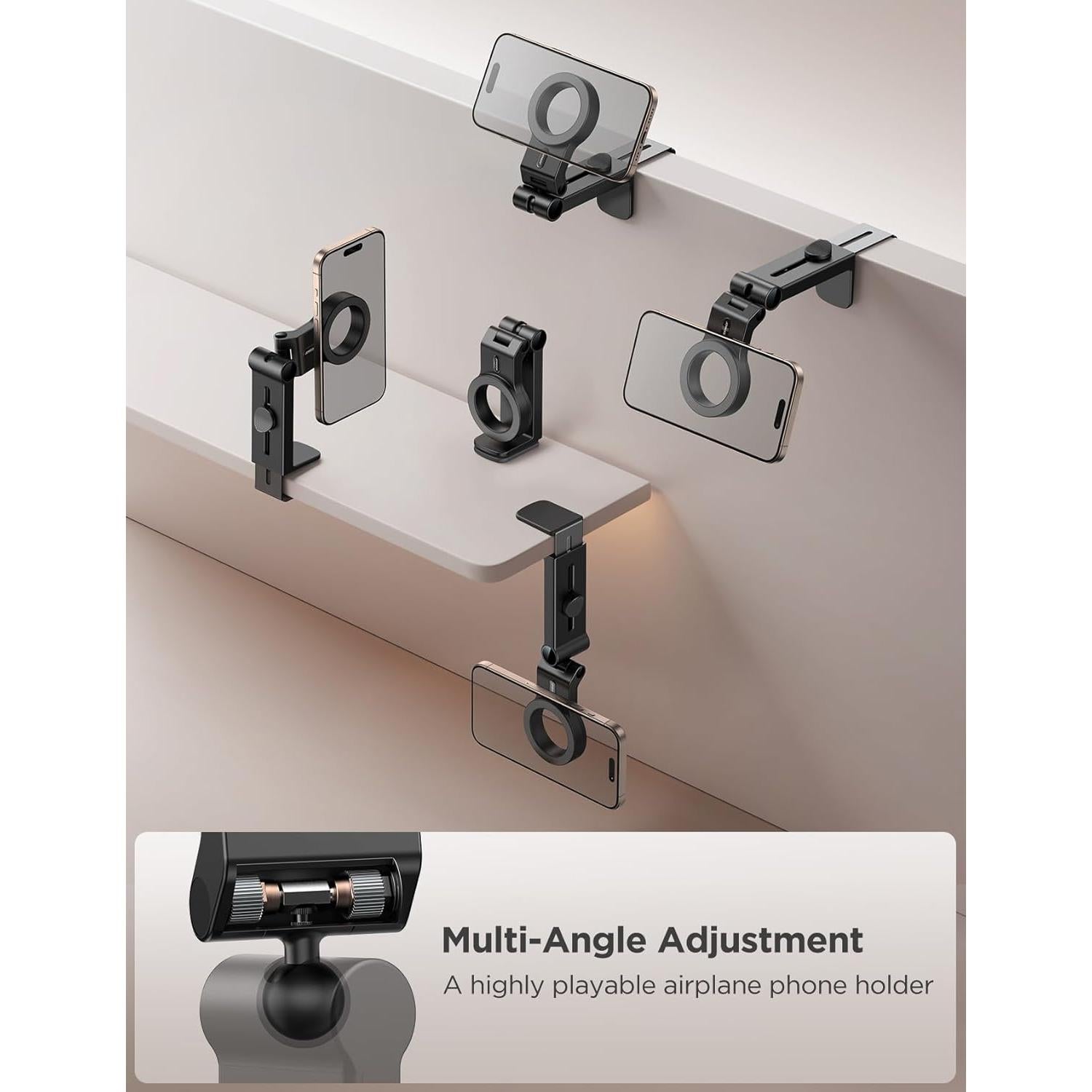 Soporte de teléfono MagSafe JOYROOM para avión - Negro