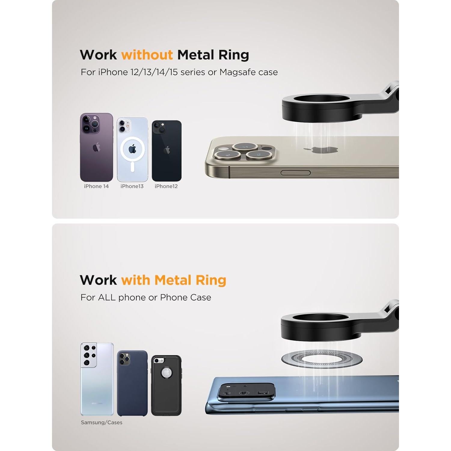 Soporte de teléfono MagSafe JOYROOM para avión - Negro