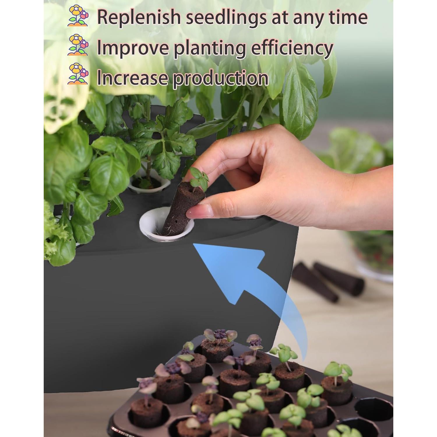 Kit de Cultivo Hidropónico DRYADES 16 Cápsulas 7L LED 24W