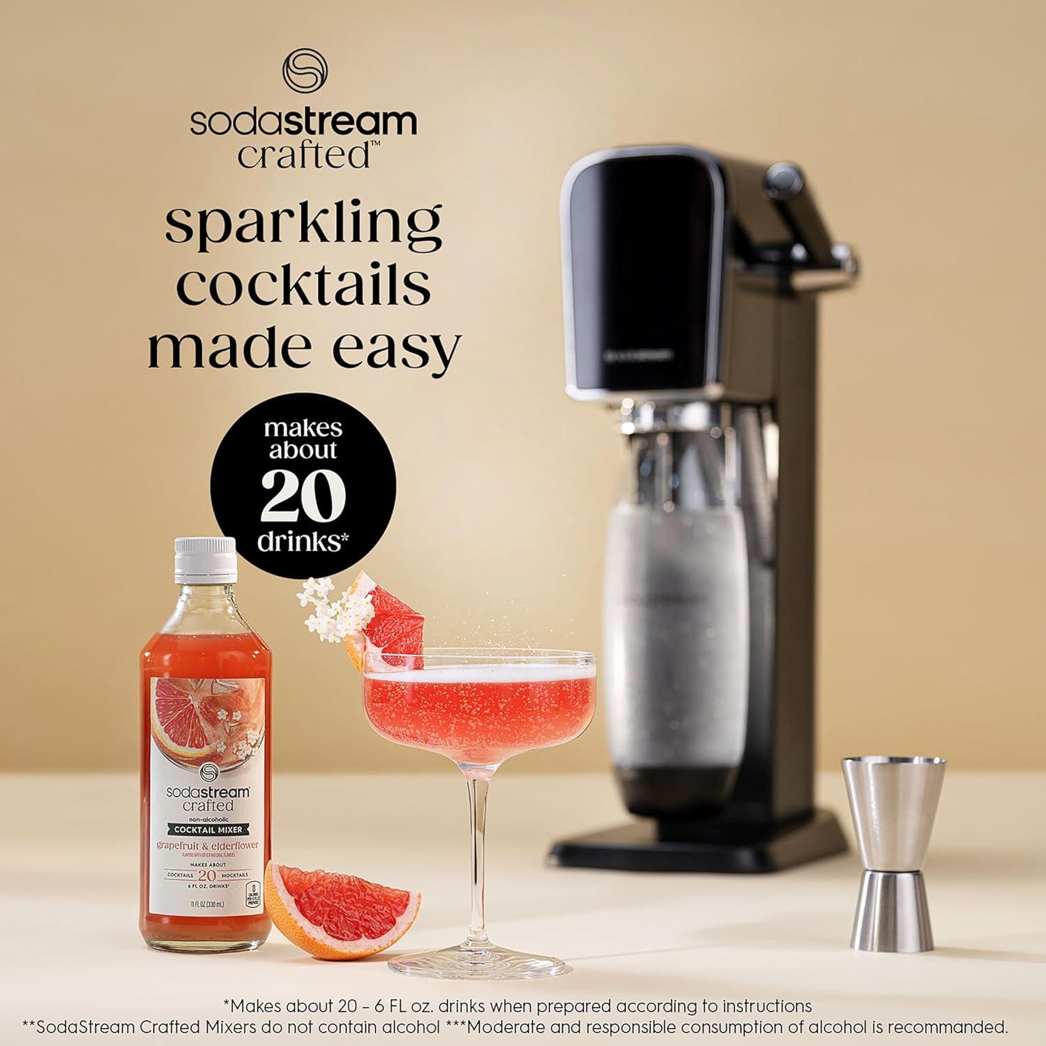 Mezclas de Cócteles No Alcohólicas SodaStream Pomelo y Flor de Saco 3 Pack