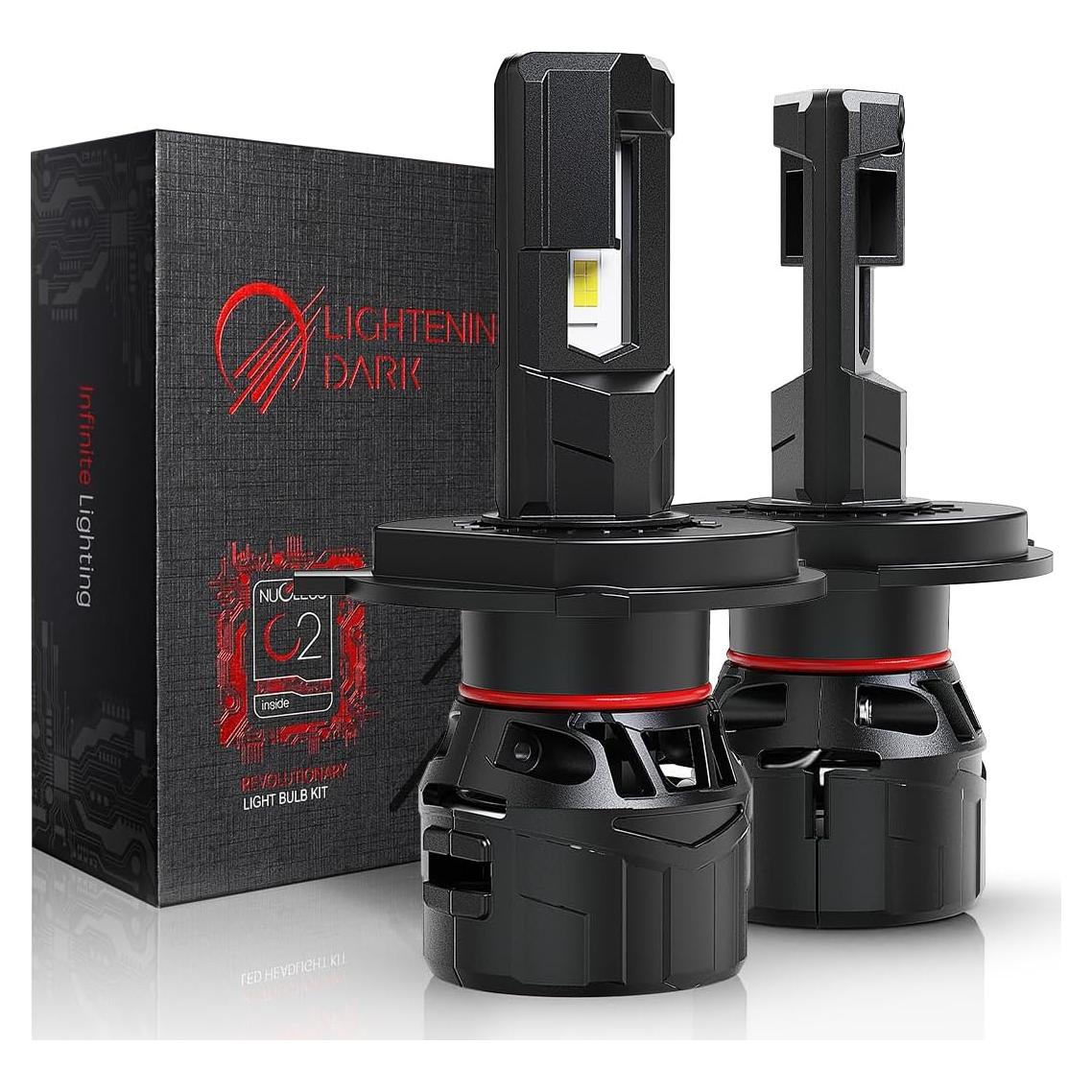 Bombillas H4 9003 LIGHTENING DARK Luz de Niebla 600% Brillante